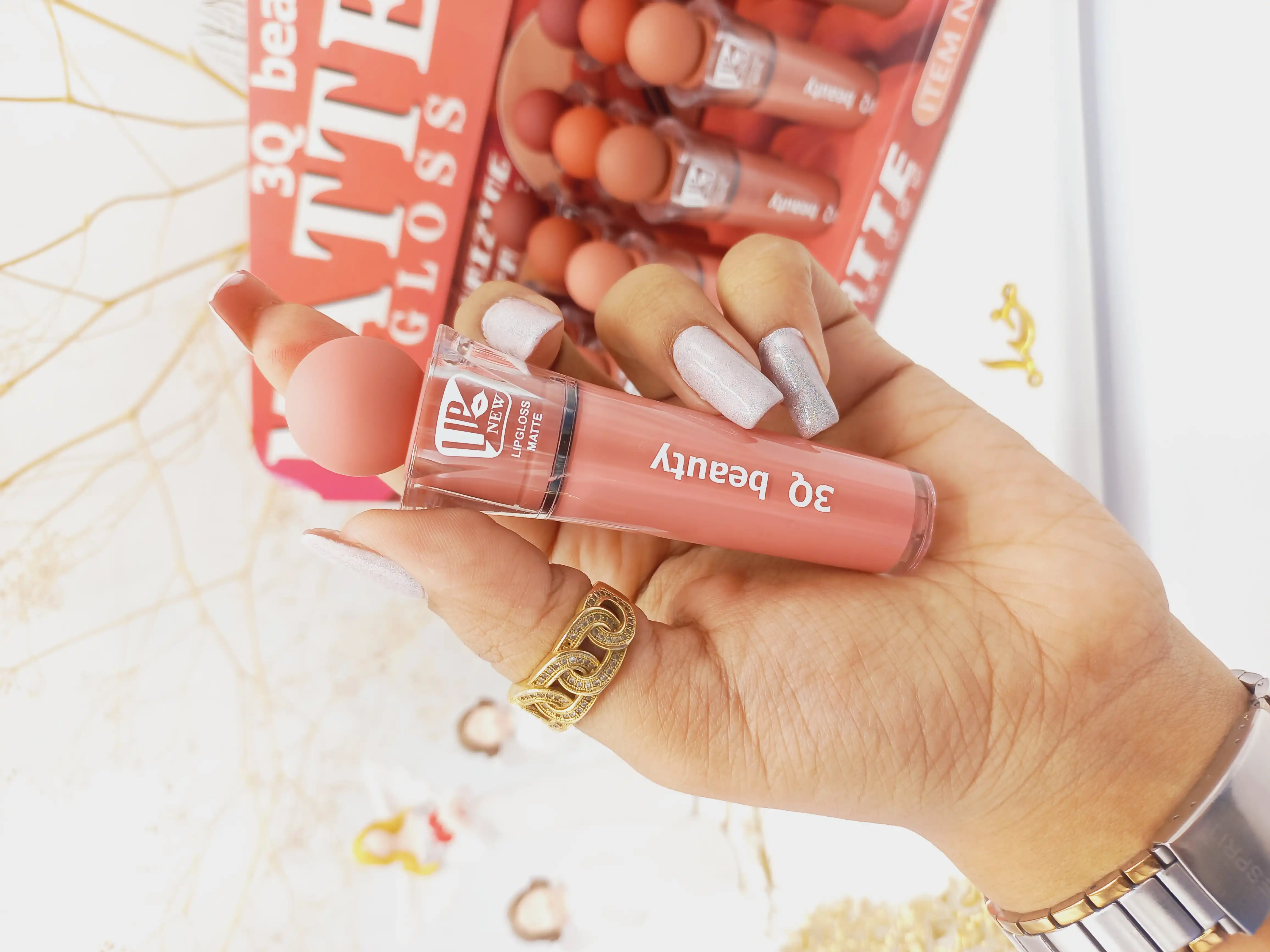 رژ مایع پرطرفدار مات 3Q Beauty کد 100 اماراتی