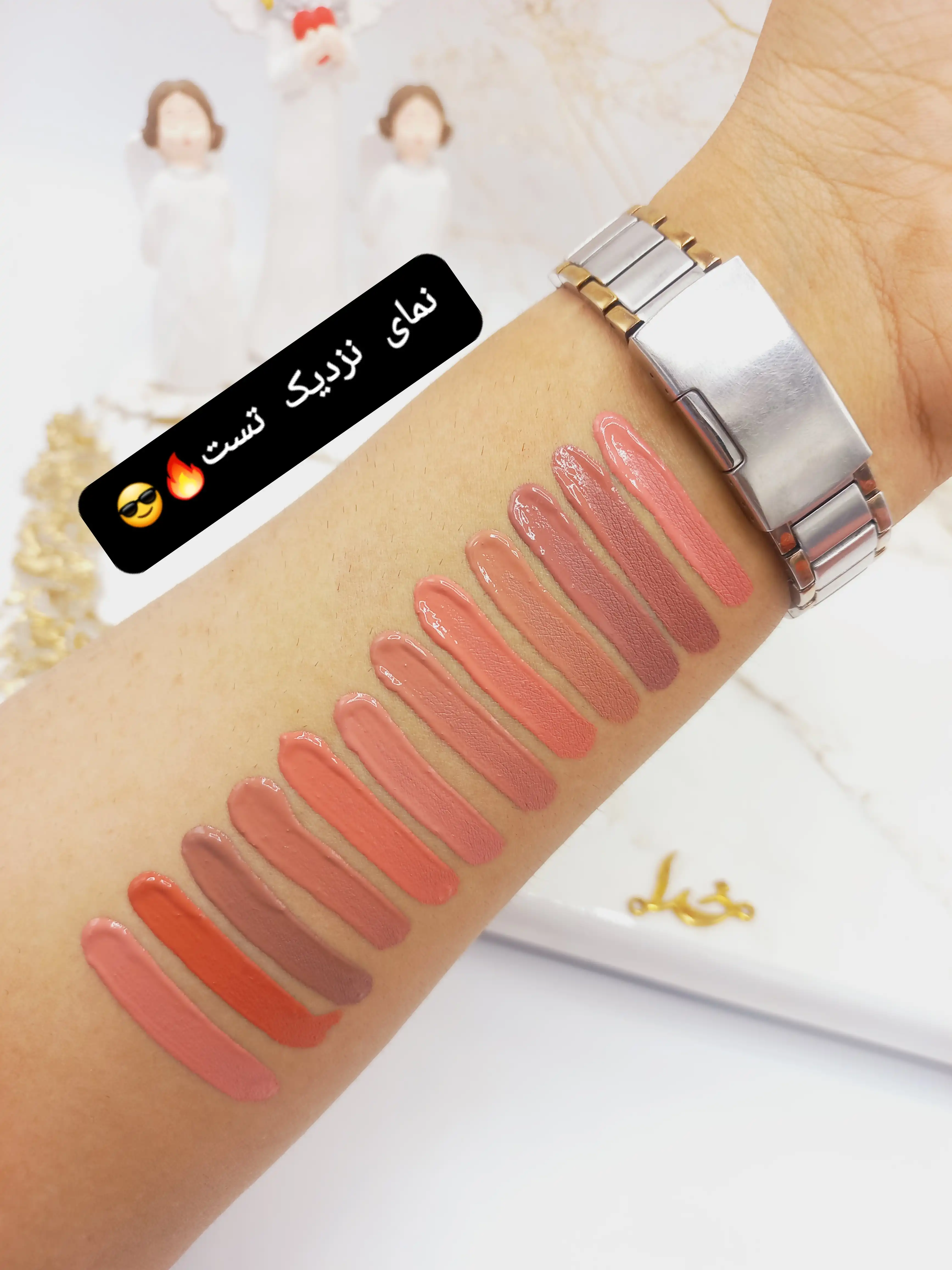 رژ مایع پرطرفدار مات 3Q Beauty کد 100 اماراتی