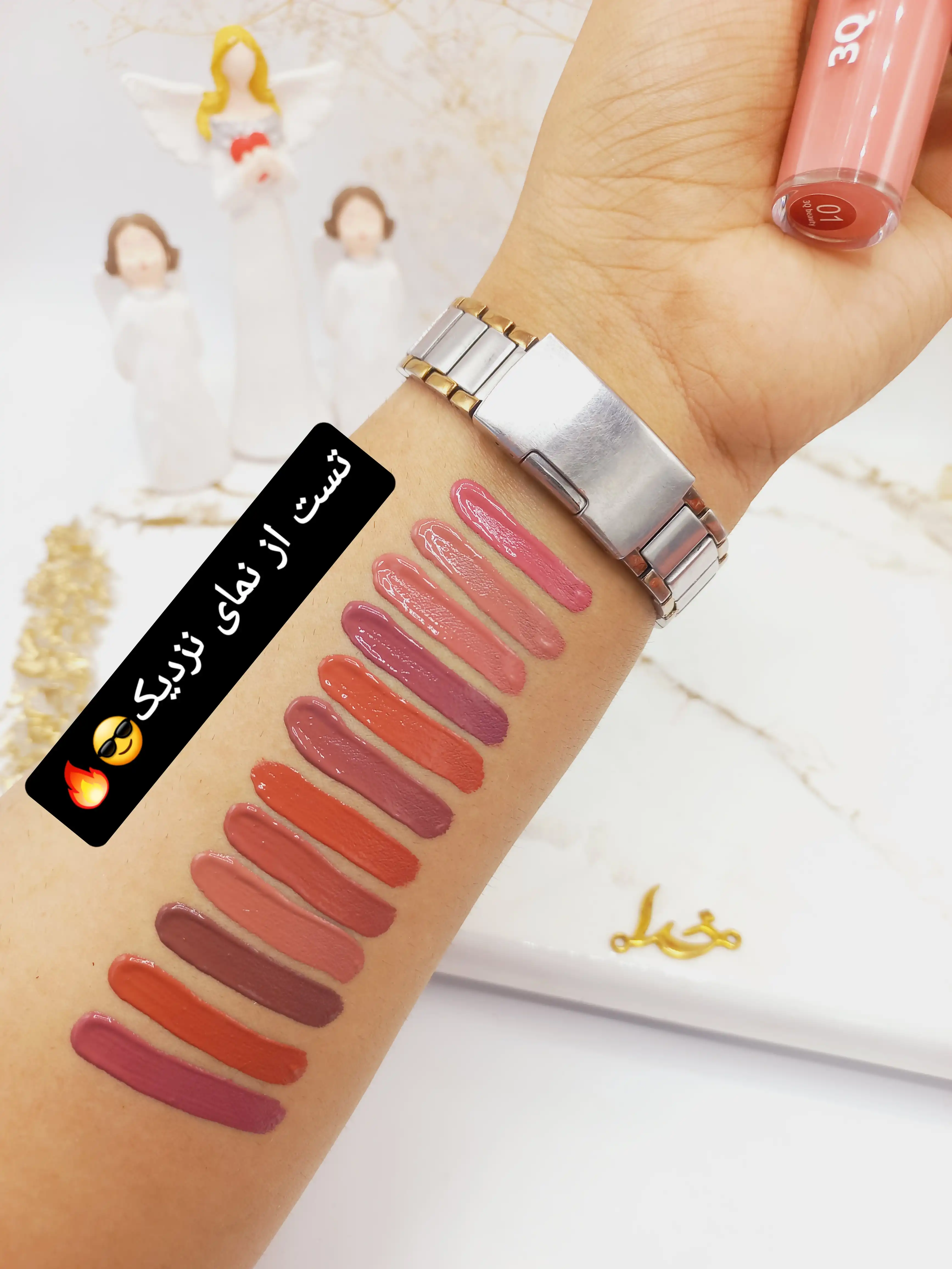 رژ مایع پرطرفدار مات 3Q Beauty کد 100 اماراتی