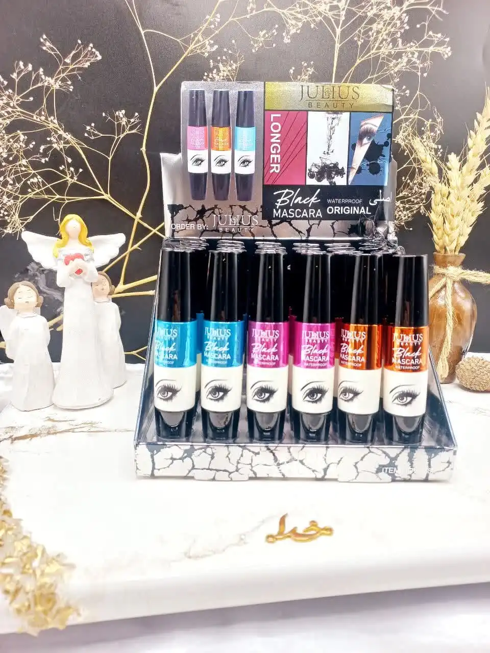 ریمل مشکی چشمی ضد آب جولیوس JULIUS اصلی کد 8280