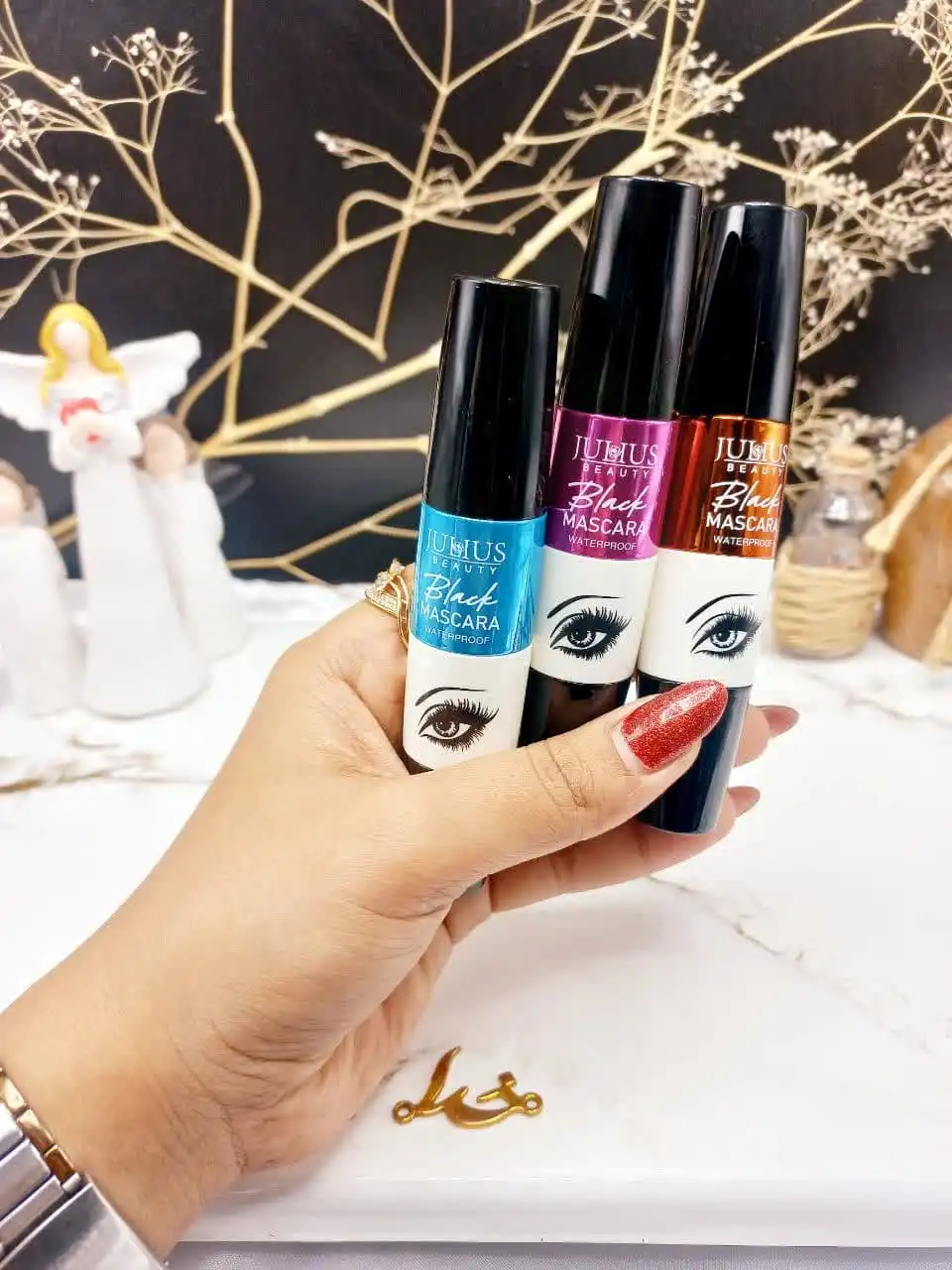 ریمل مشکی چشمی ضد آب جولیوس JULIUS اصلی کد 8280