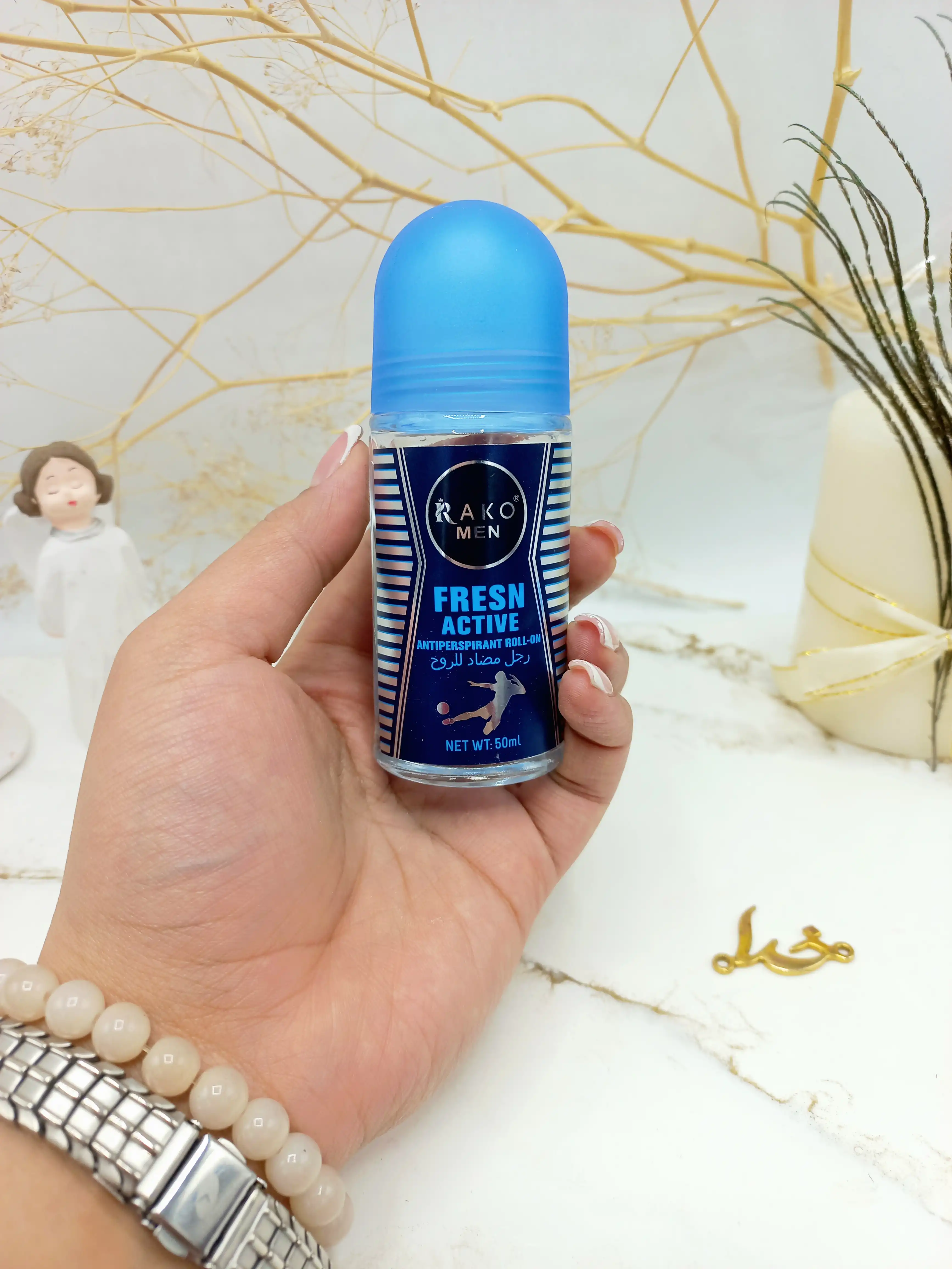 مام رولی 48 ساعته زیر بغل ضدتعریق مردانه راکو RAKO MEN اصلی کد RK1117