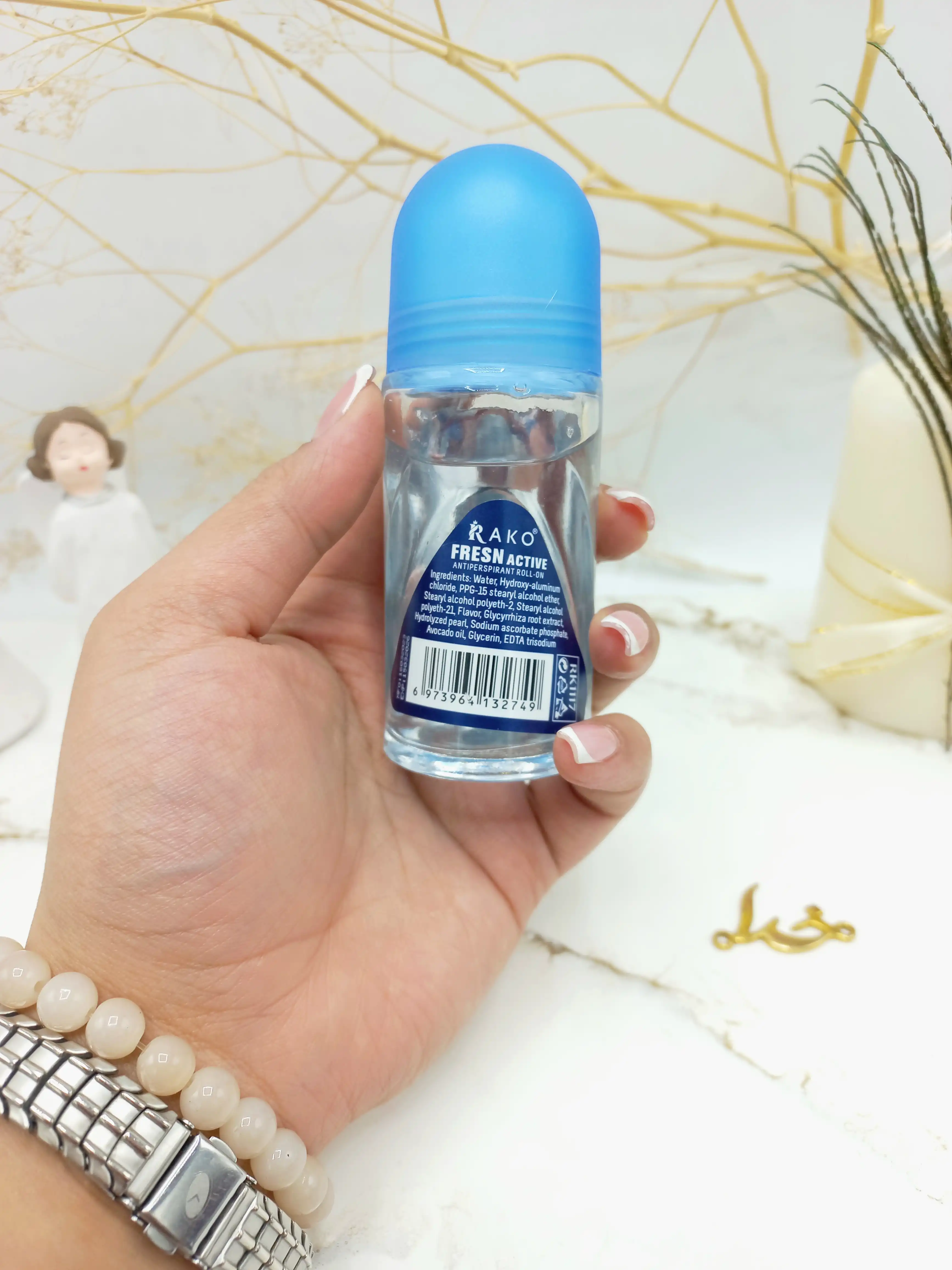 مام رولی 48 ساعته زیر بغل ضدتعریق مردانه راکو RAKO MEN اصلی کد RK1117