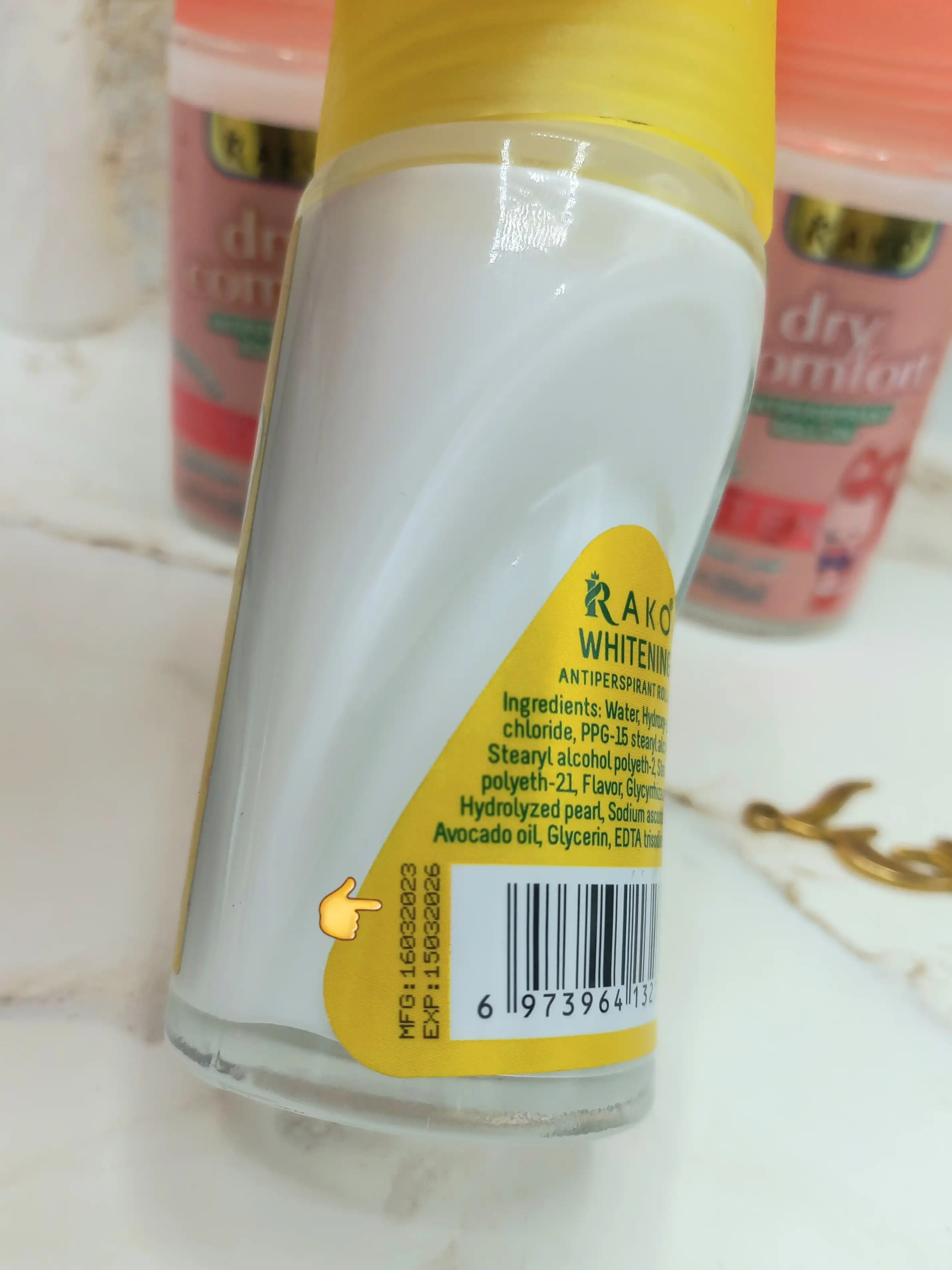 مام رولی 48 ساعته زیر بغل ضدتعریق مردانه راکو RAKO MEN اصلی کد RK1115