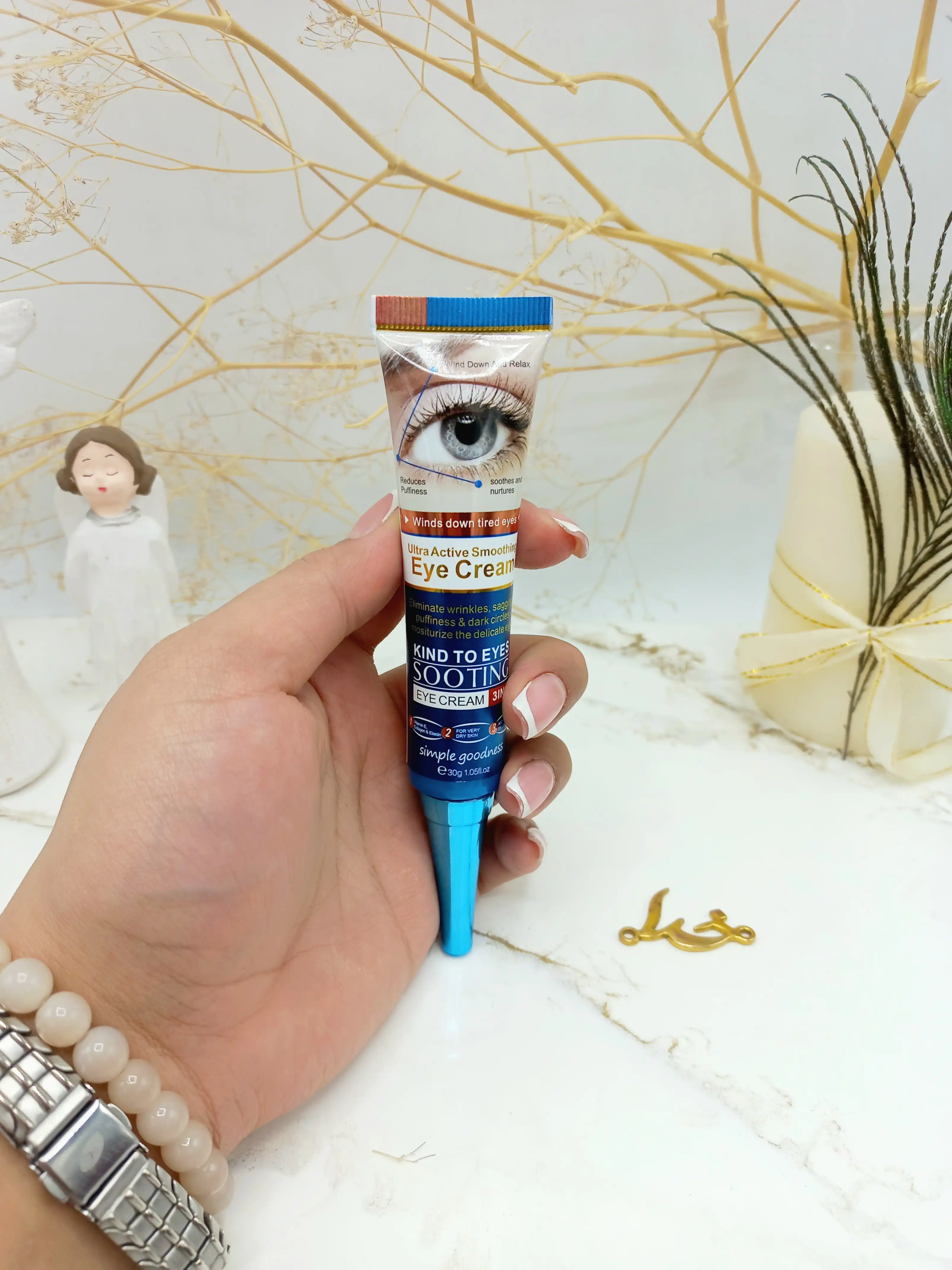 کرم تخصصی از بین برنده چین و چروک افتادگی پف و سیاهی دور چشم برند فاسمک FASMC کد FM071