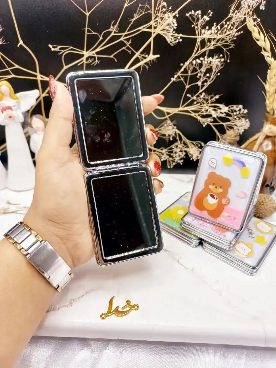 آینه آکواریومی فانتزی چهار گوش کد 031A