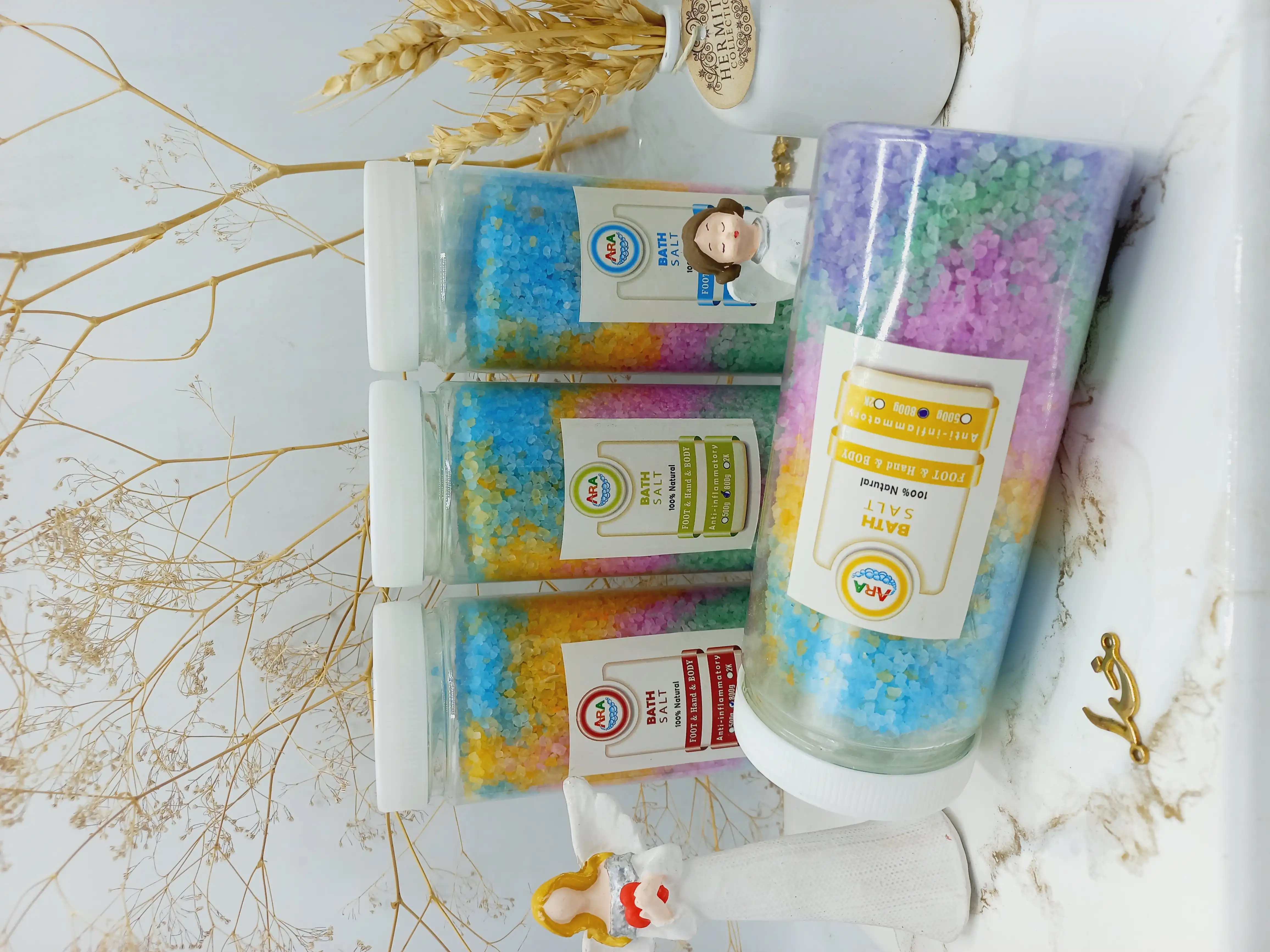 نمک بدن 100 درصد طبیعی سفید کننده 800 گرمی