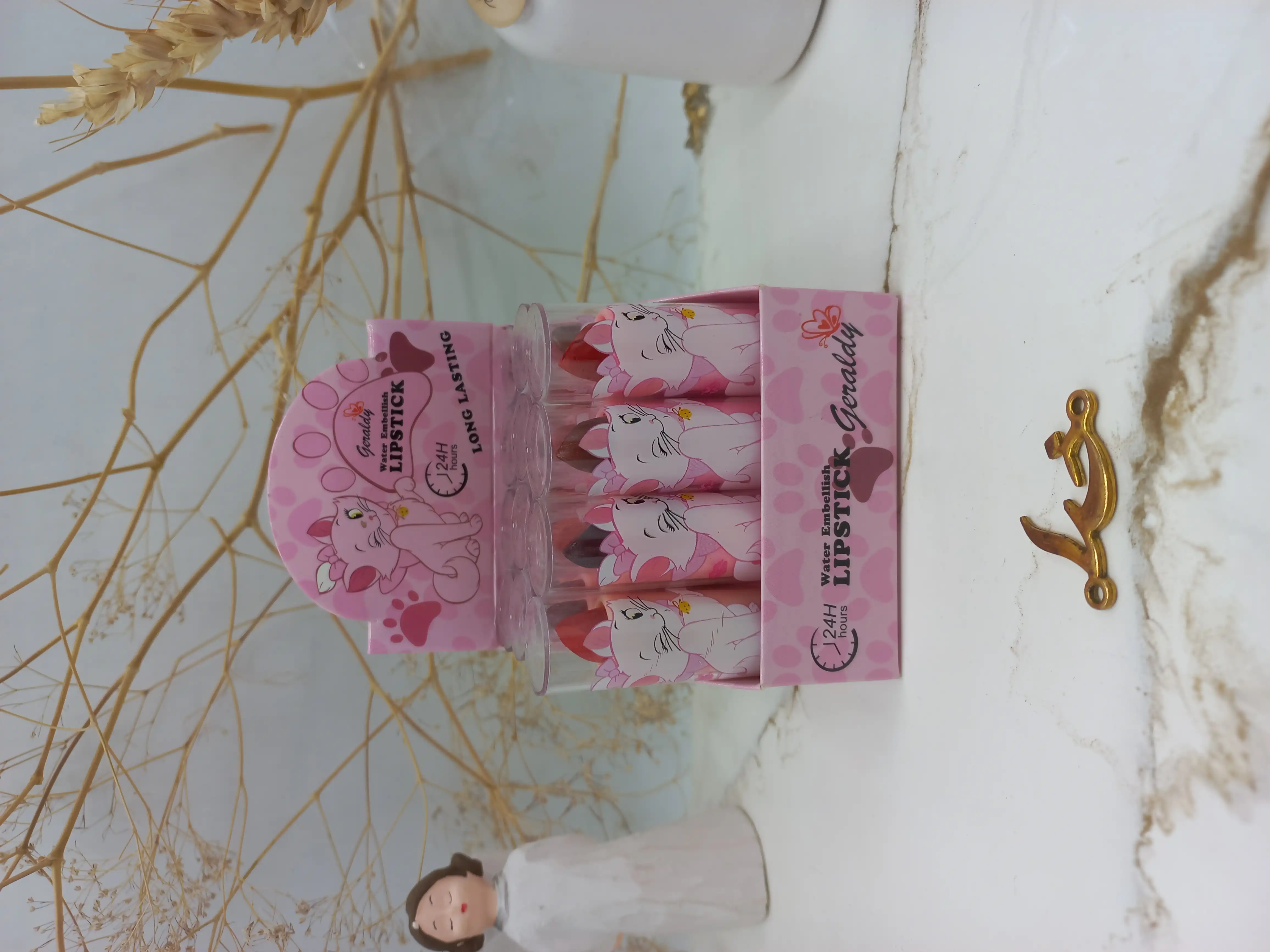 رژ جامد بیوتی Beauty طرح گربه کد 3328