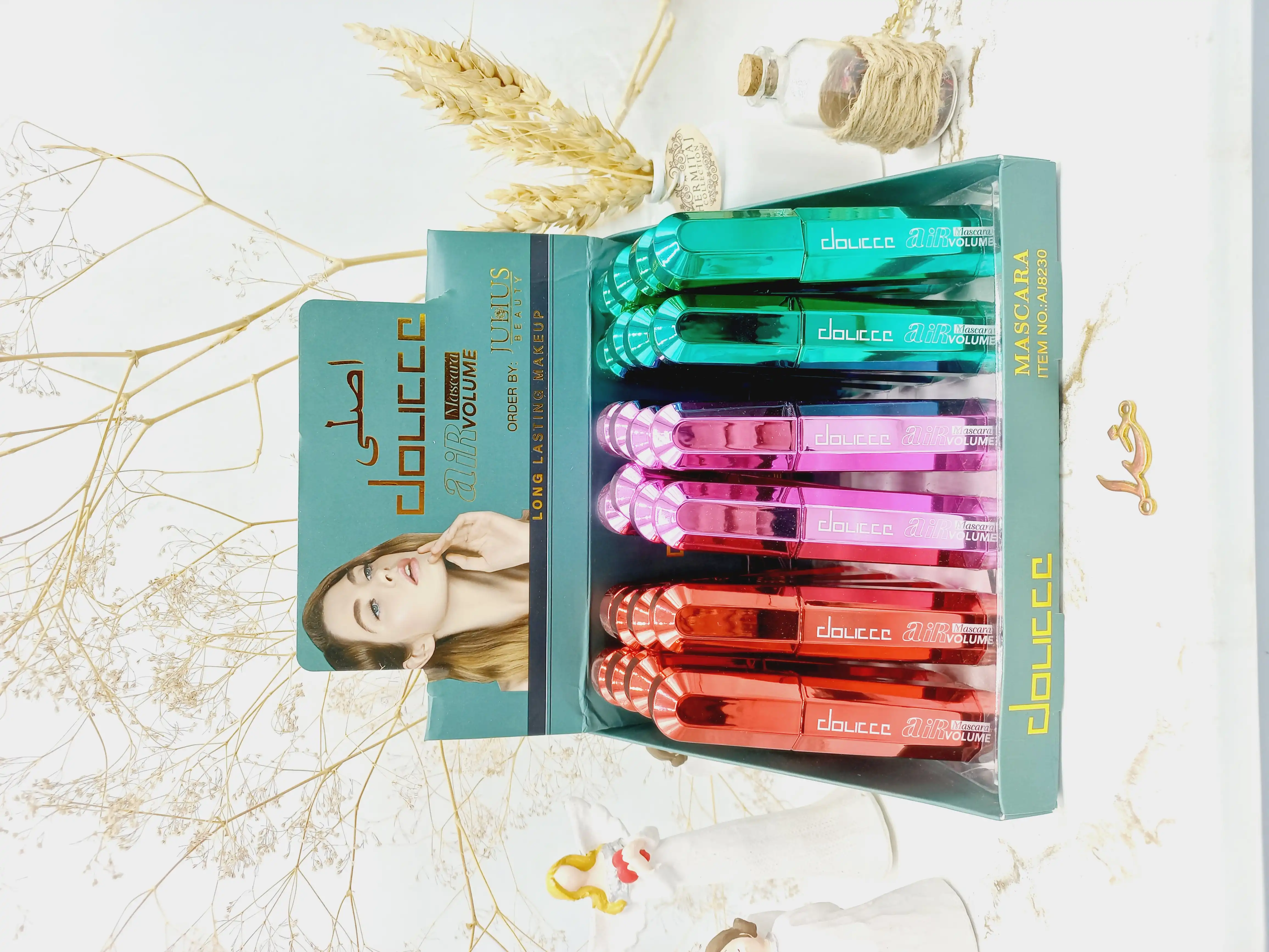 ریمل مشکی بلند کننده و حجم دهنده ضد آب دوسه doucce اصلی کد AJ8230