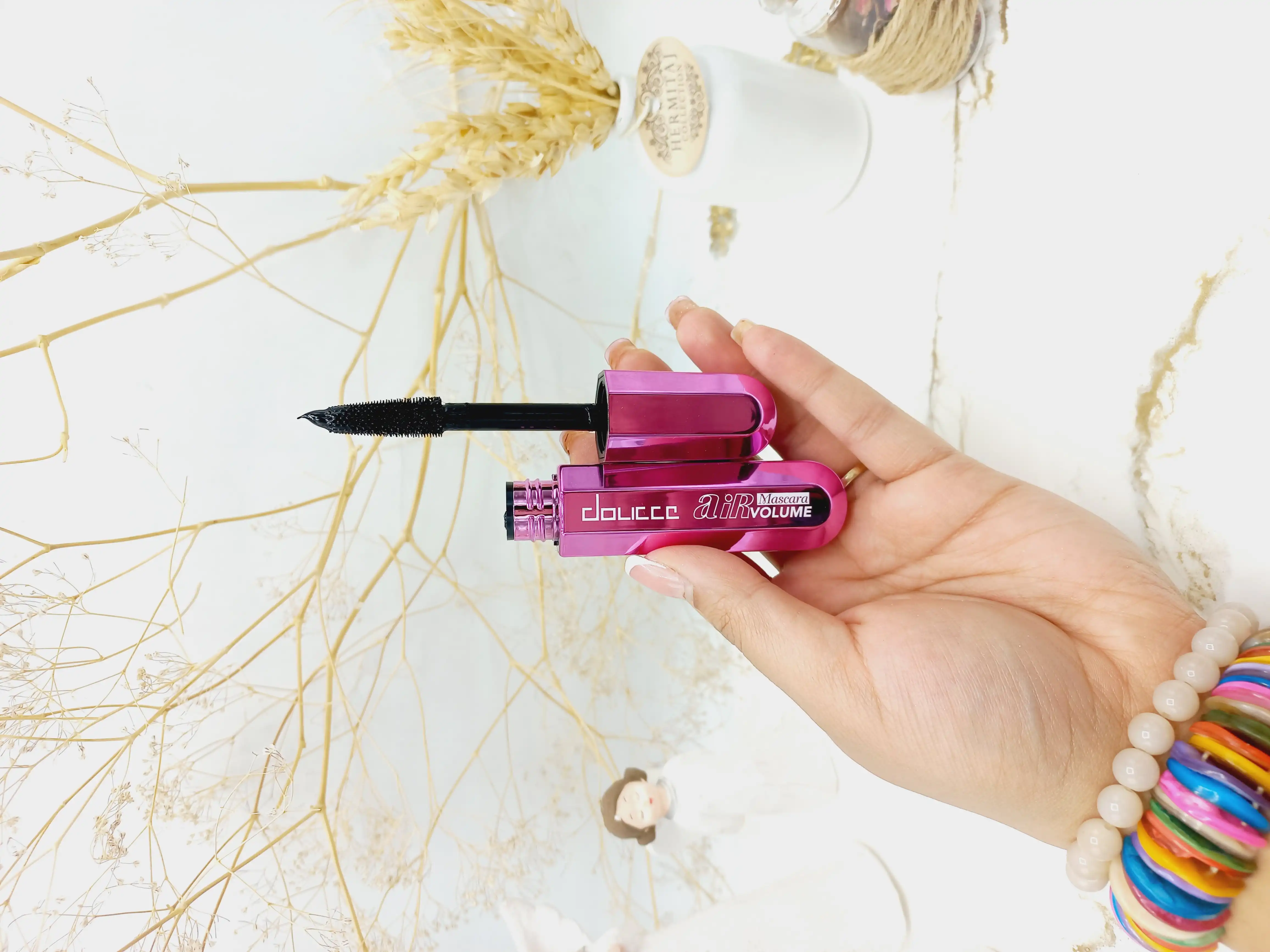 ریمل مشکی بلند کننده و حجم دهنده ضد آب دوسه doucce اصلی کد AJ8230