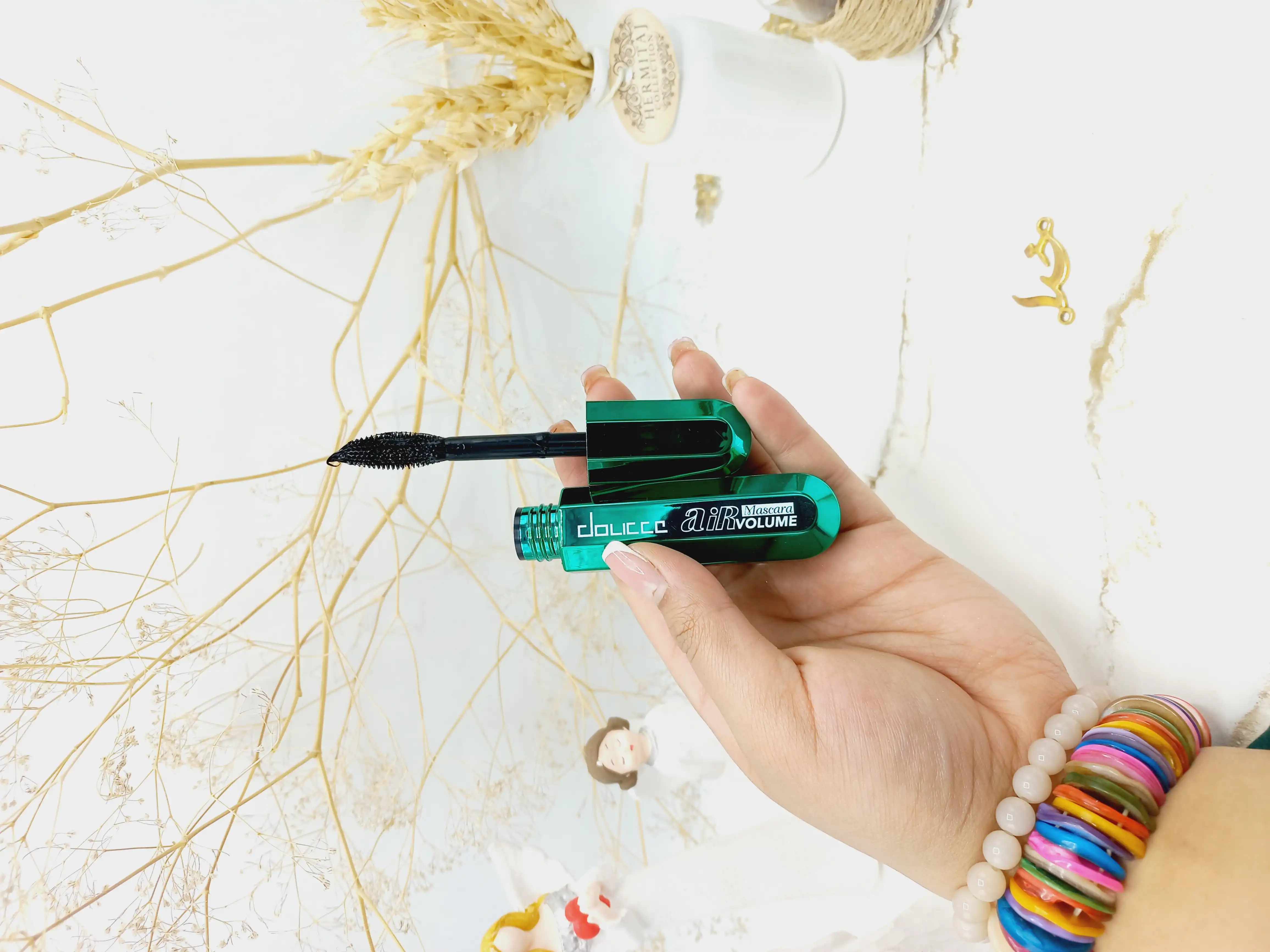 ریمل مشکی بلند کننده و حجم دهنده ضد آب دوسه doucce اصلی کد AJ8230