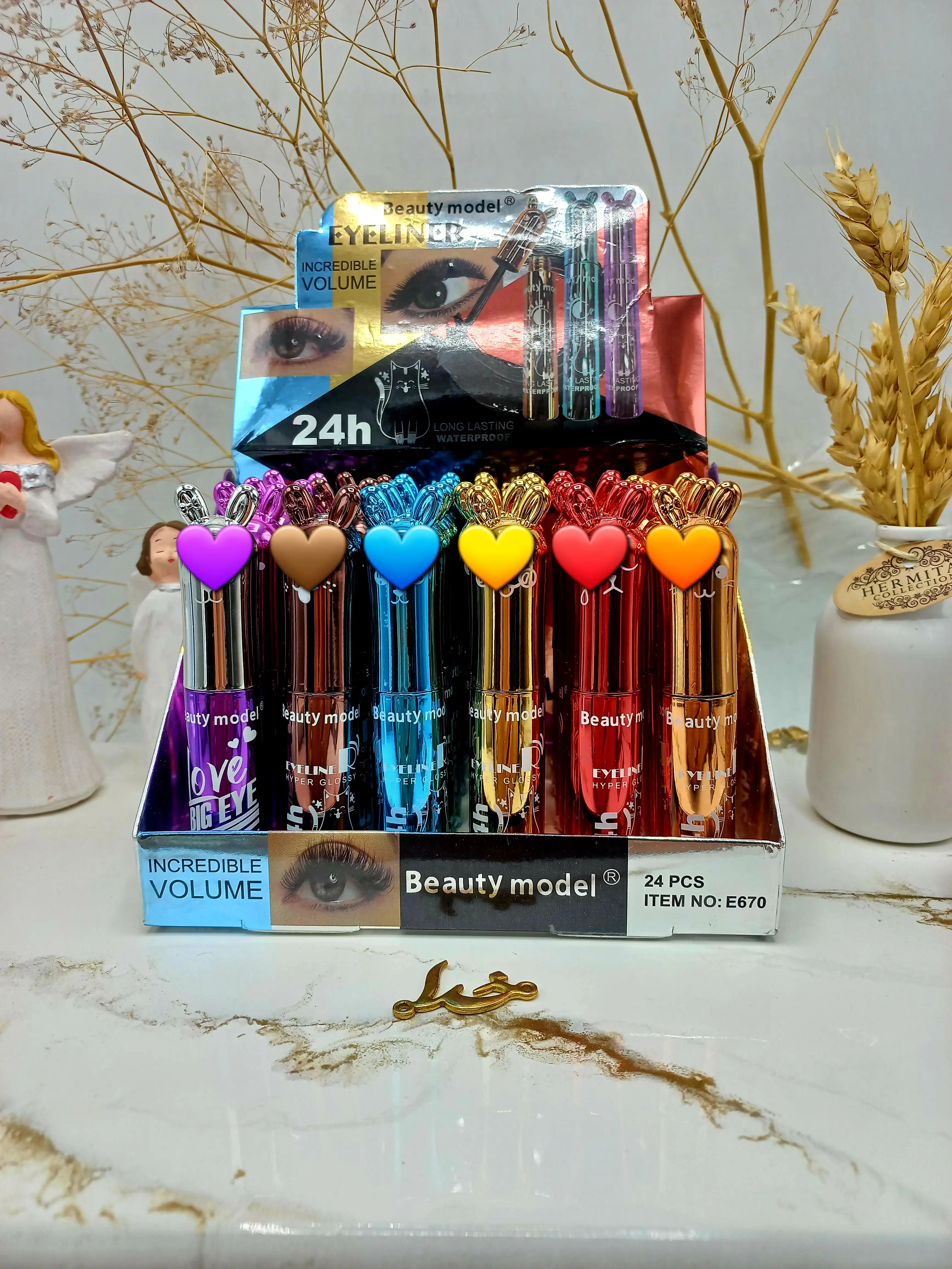 خط چشم مشکی ماژیکی بیوتی مدل طرح خرگوش Beauty model کد E670