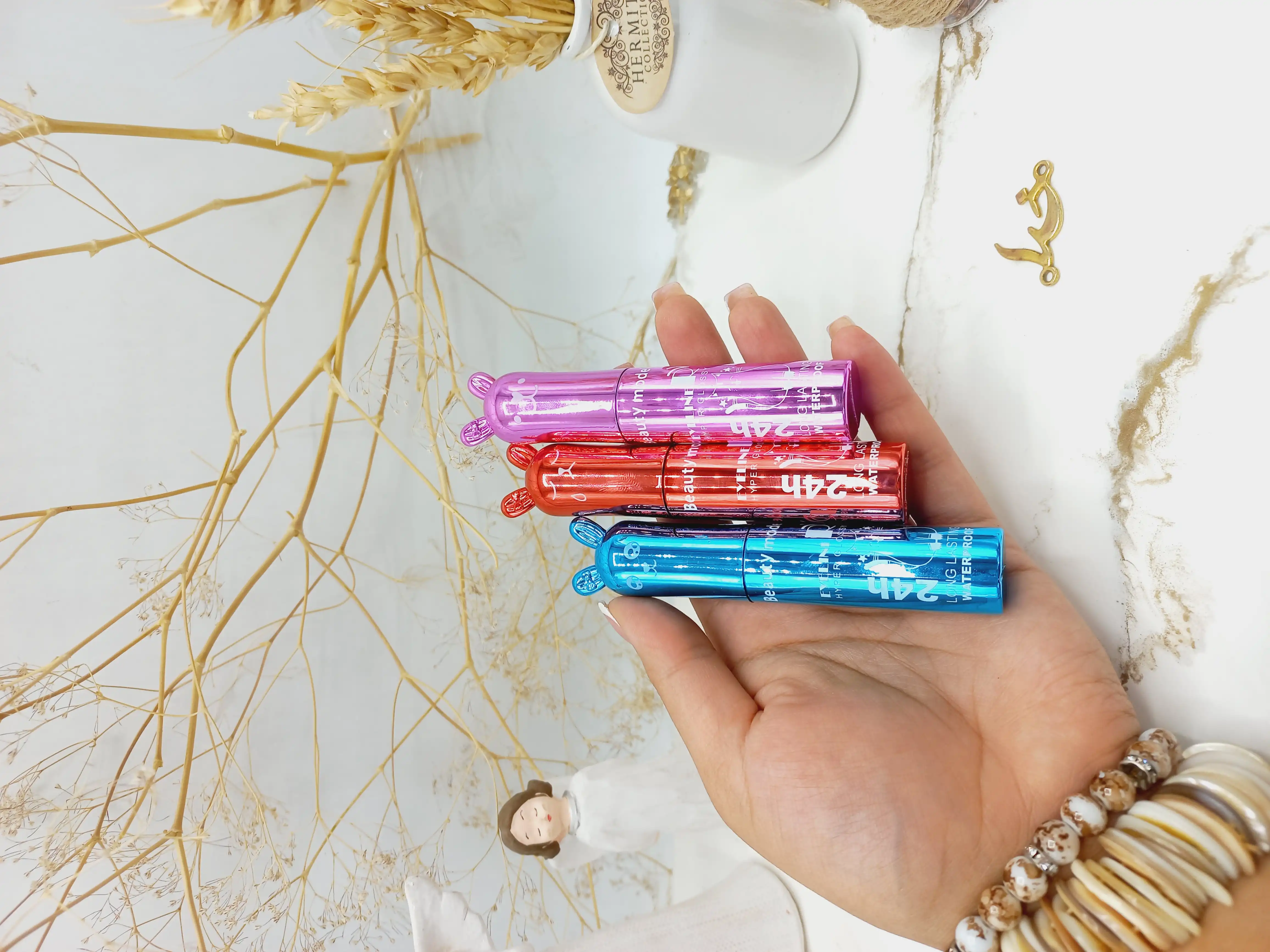 خط چشم مشکی ماژیکی بیوتی مدل طرح خرگوش Beauty model کد E670