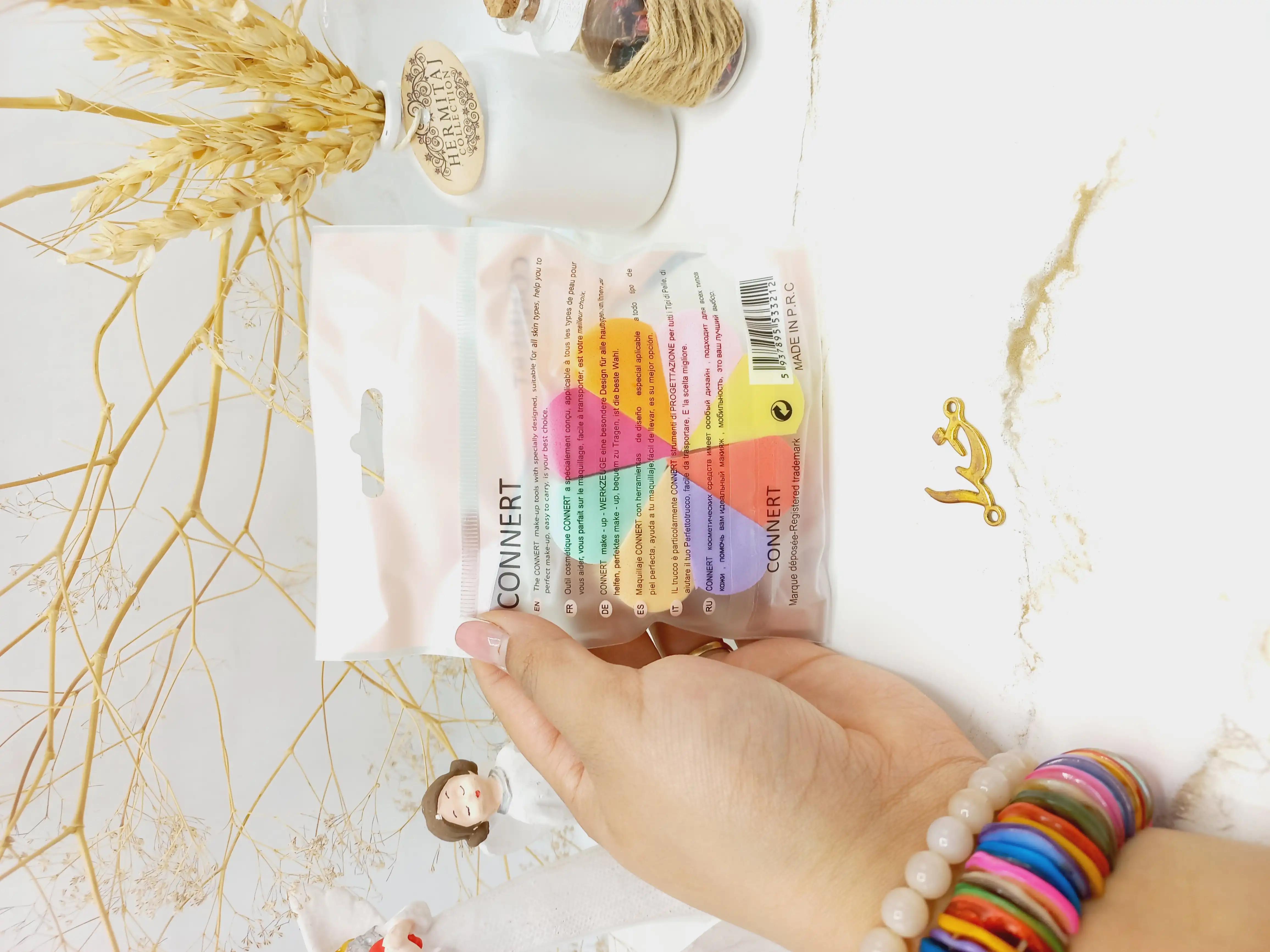 پد 8 تیکه رنگی با کیفیت برند CONNERT