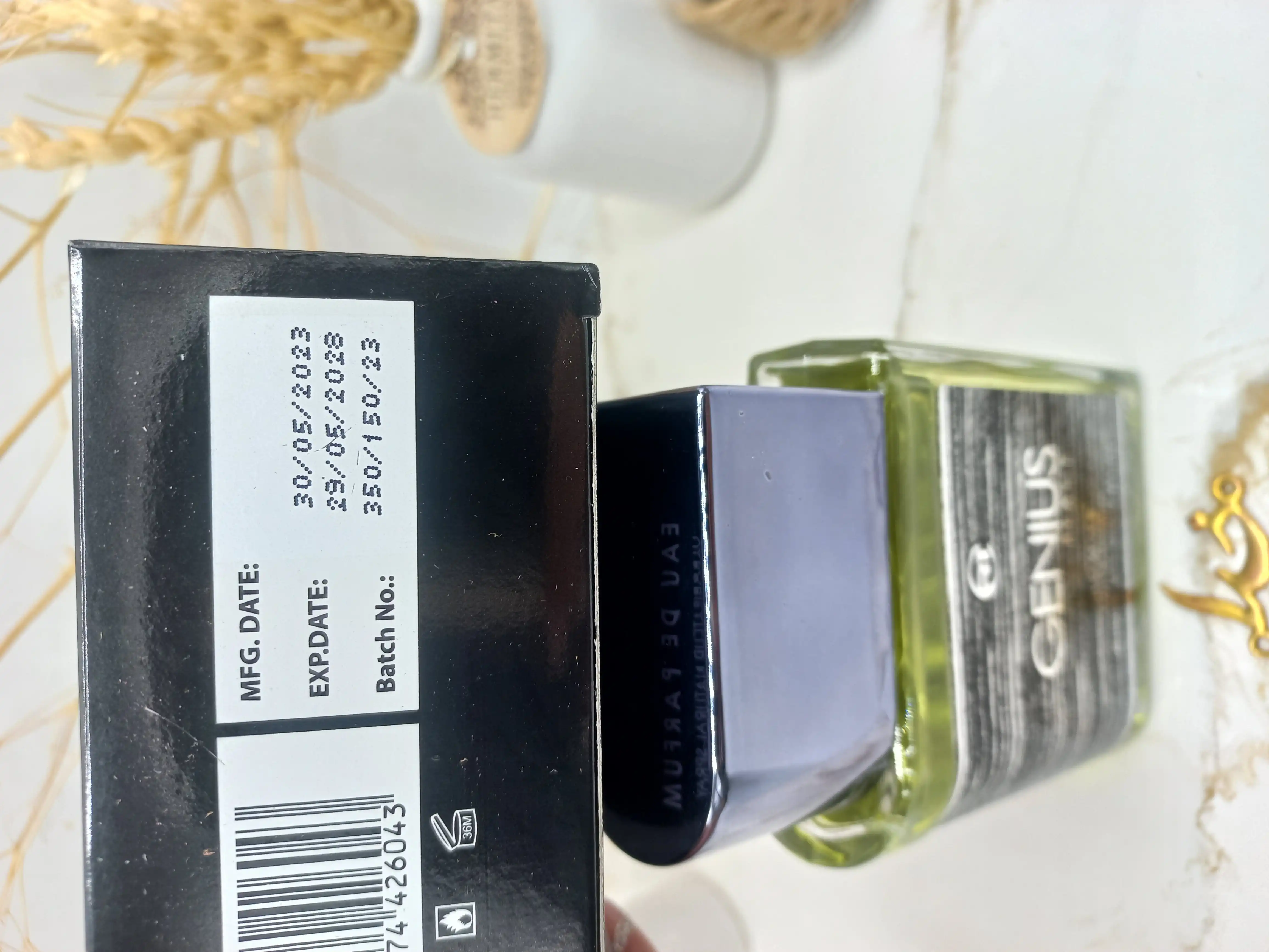 ادکلن جنیوس بلک GENIUS BLACK حجم 100 میلی لیتر اورجینال اماراتی