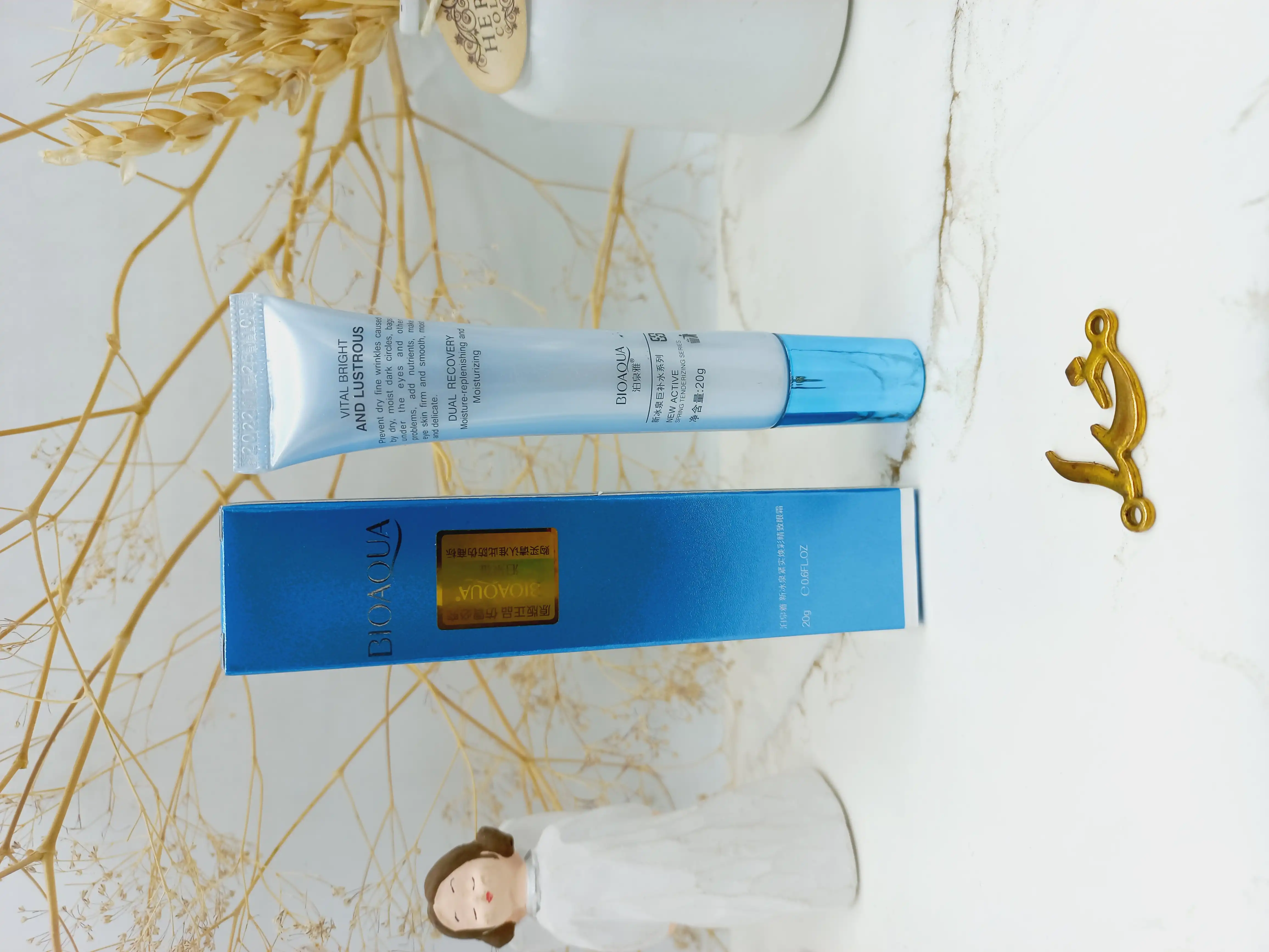 کرم ریکاوری و مرطوب کننده قوی و مراقبت از پوست مغذی دور چشم بیوآکوا BIOAQUA کد BQY6154