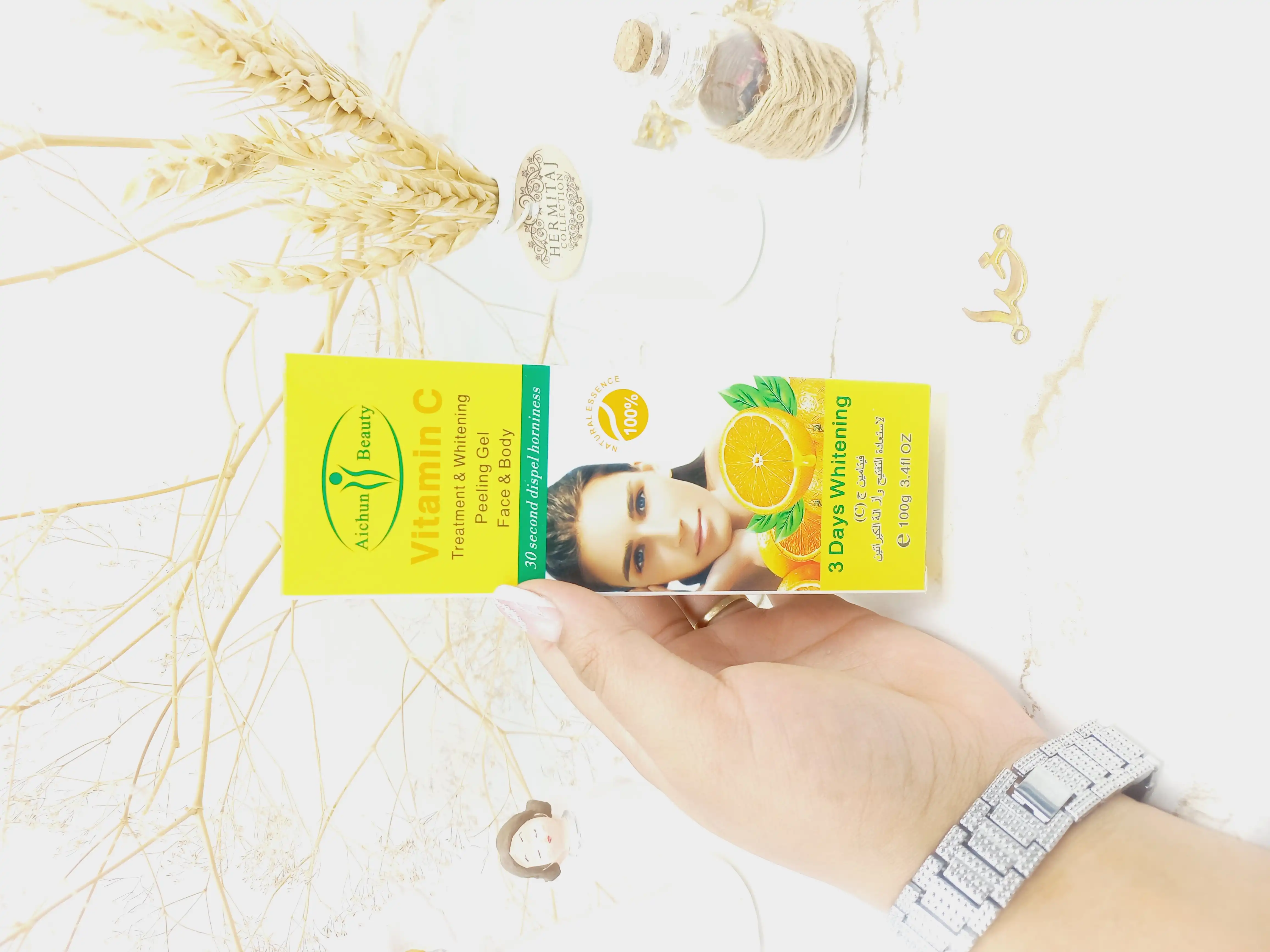 ژل پرطرفدار لایه بردار ویتامین سی VITAMIN C برند آیچون بیوتی Aichun Beauty کد AC31063