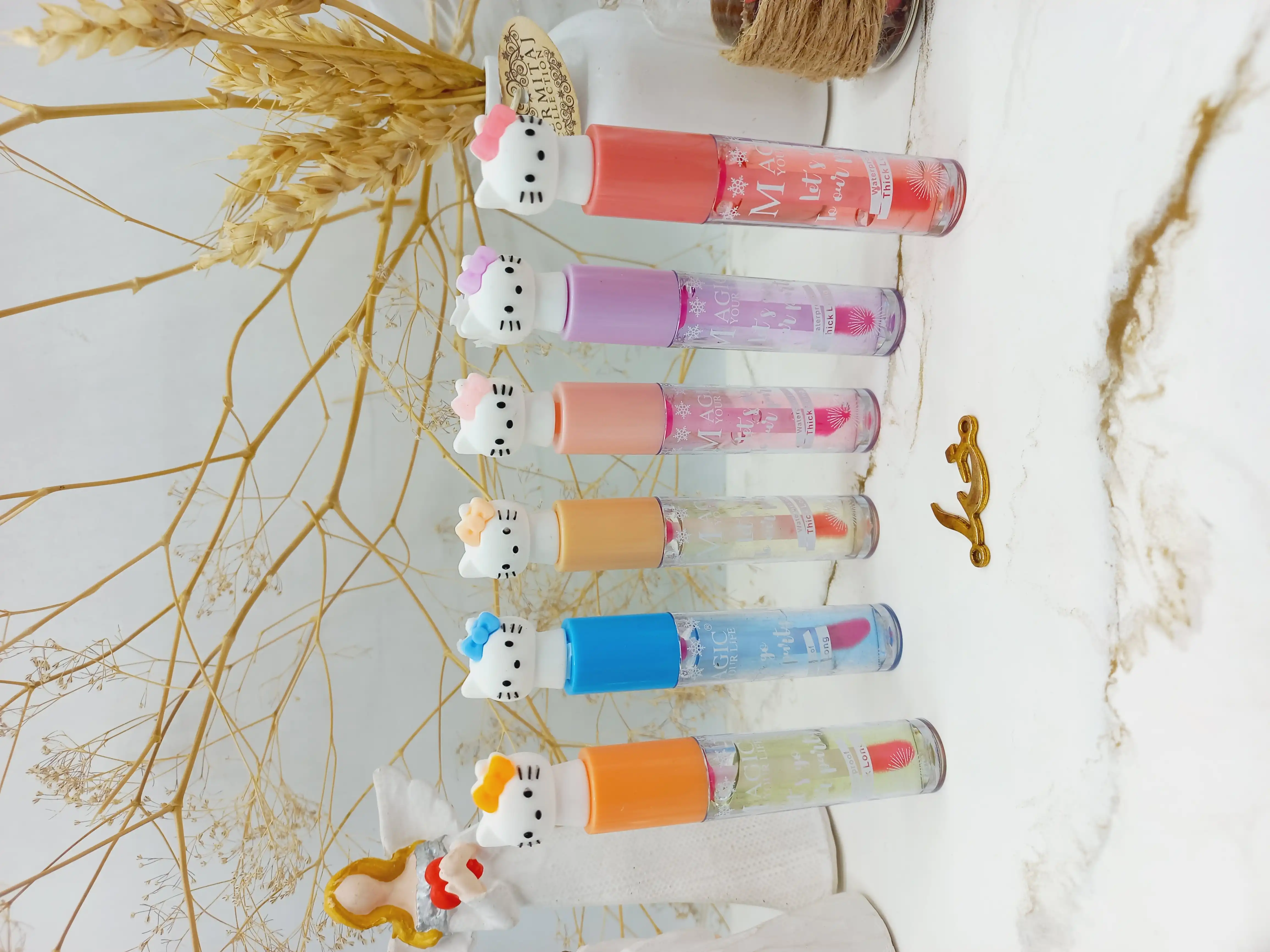 برق لب طرح گربه مجیک LC618