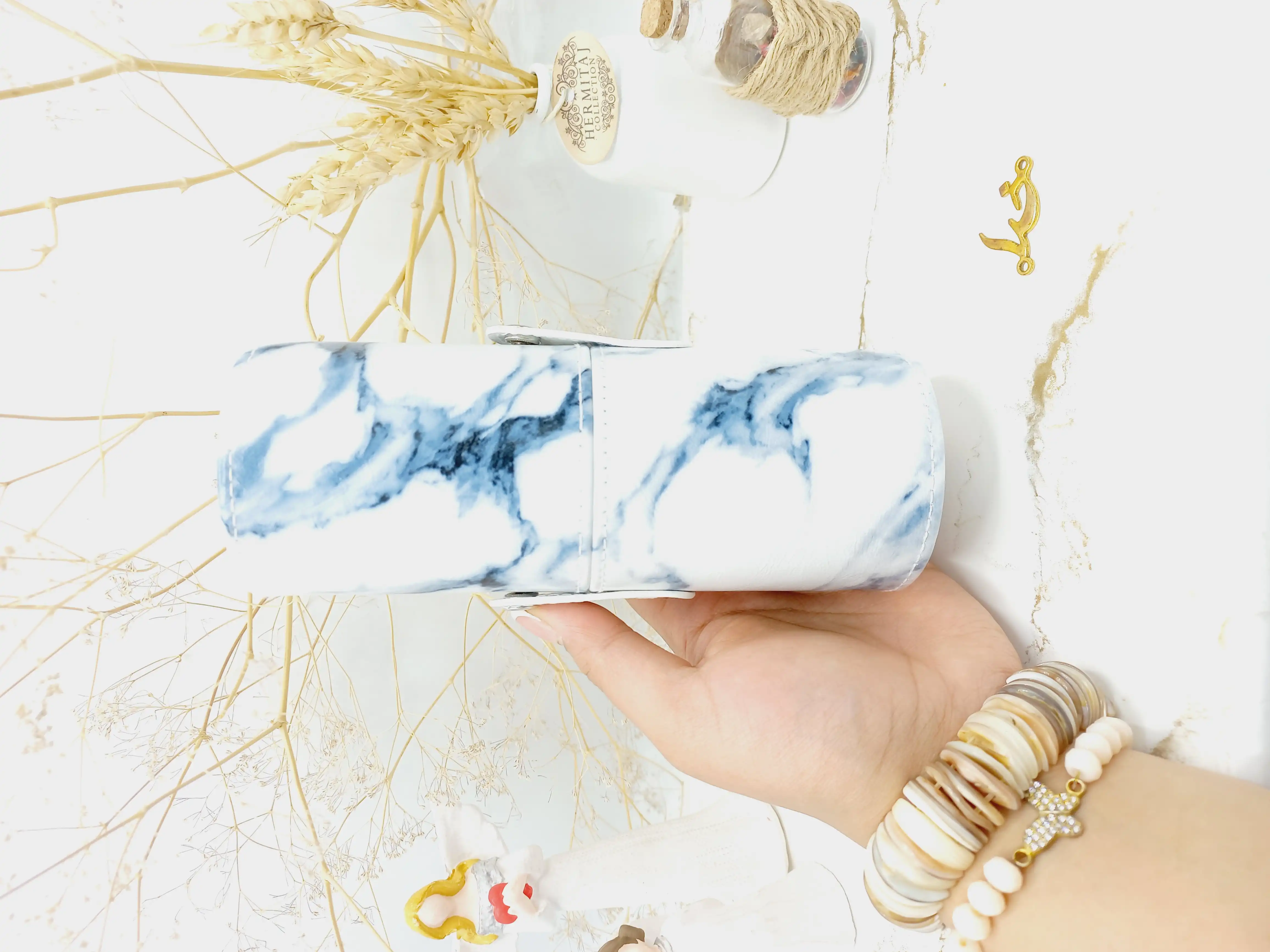 ست براش دوازده تیکه استند استوانه ای سرامیکی