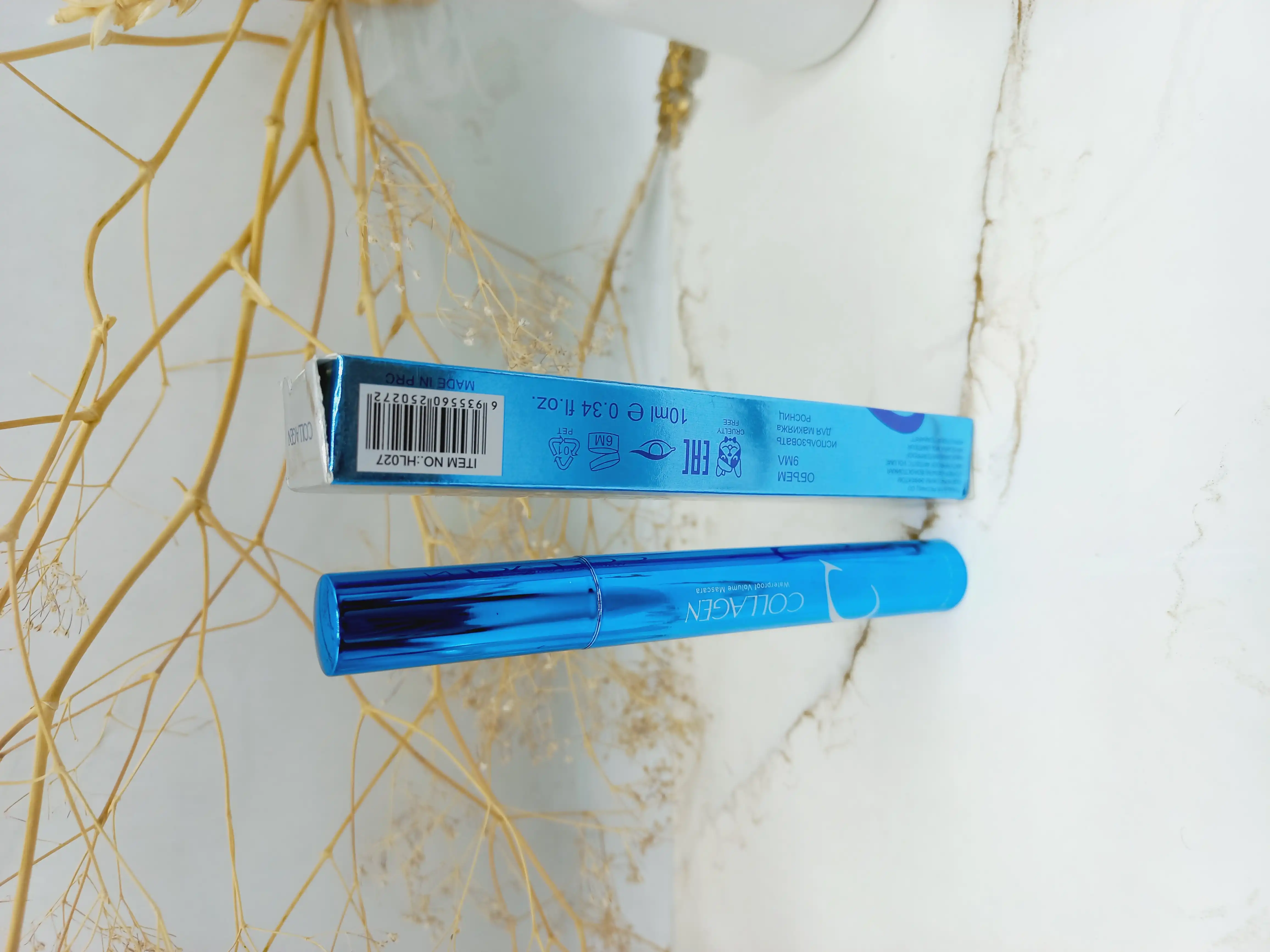 ریمل حجم دهنده و ضد آب برند کلاژن COLLAGEN کد HL027