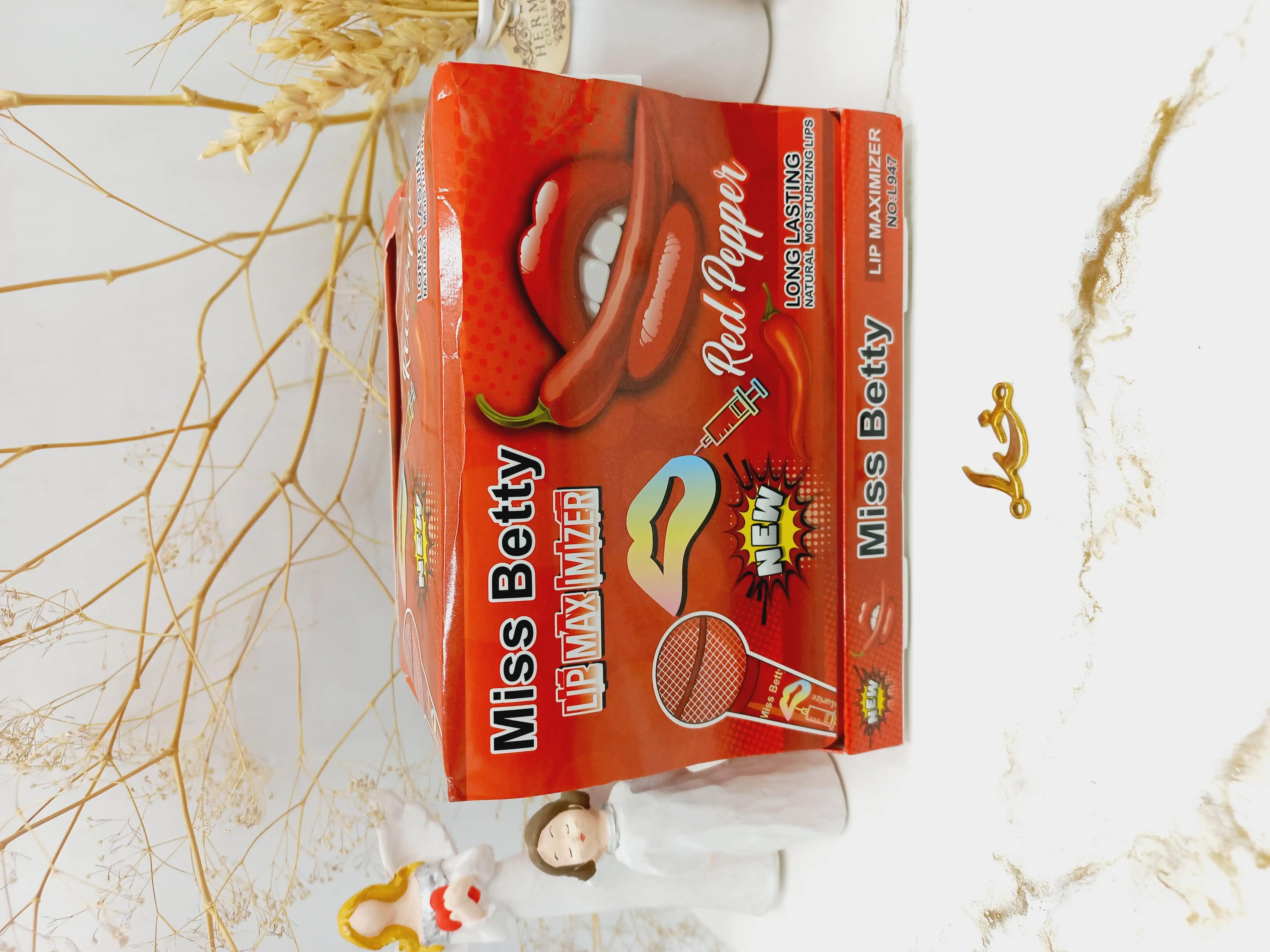 برق لب و حجم دهنده لب طرح میکروفون میس بتی Miss Betty کد L947