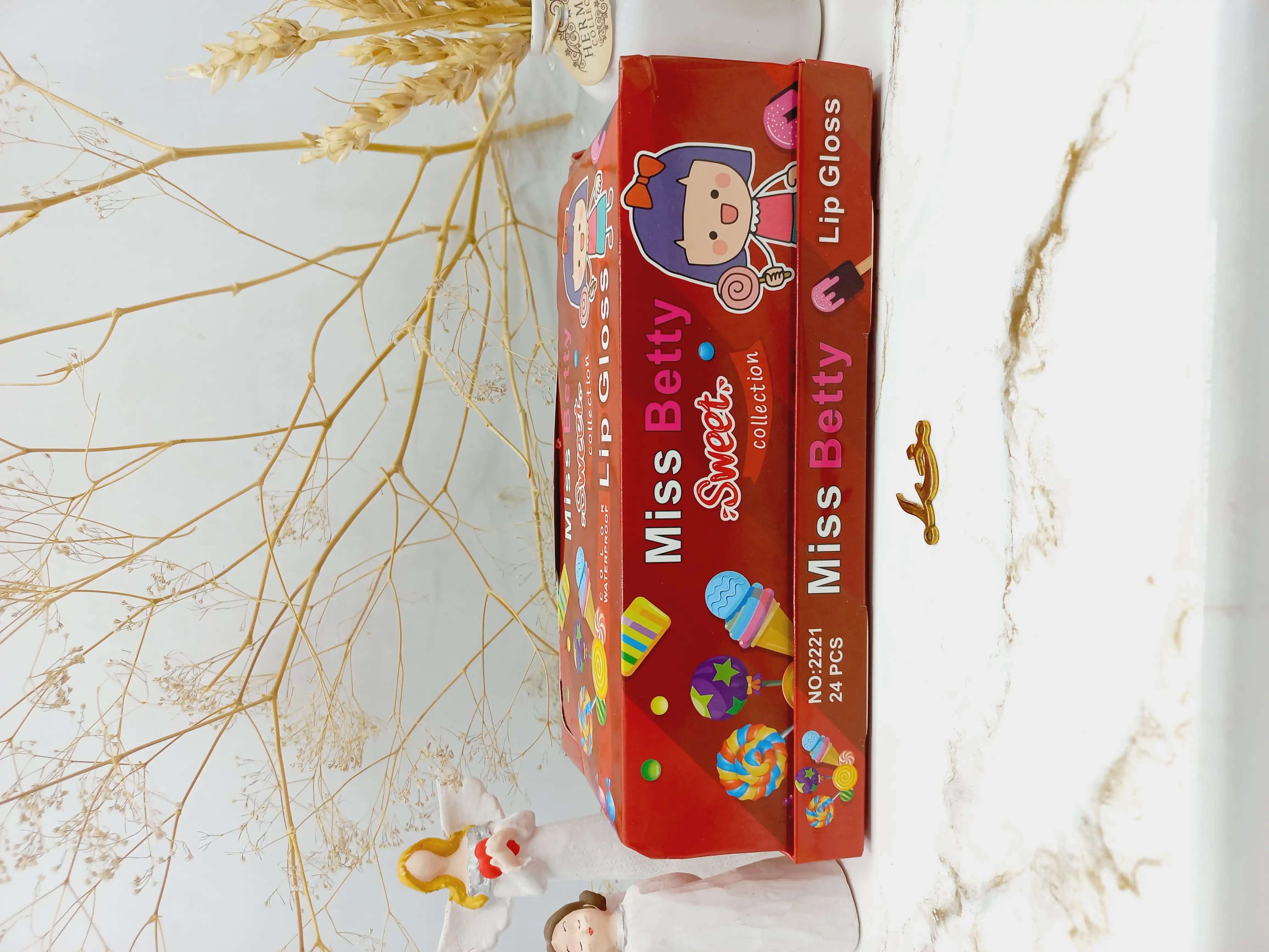 رژ مایع شکلاتی ضدآب و  فانتزی میس بتی Miss Betty کد 2221