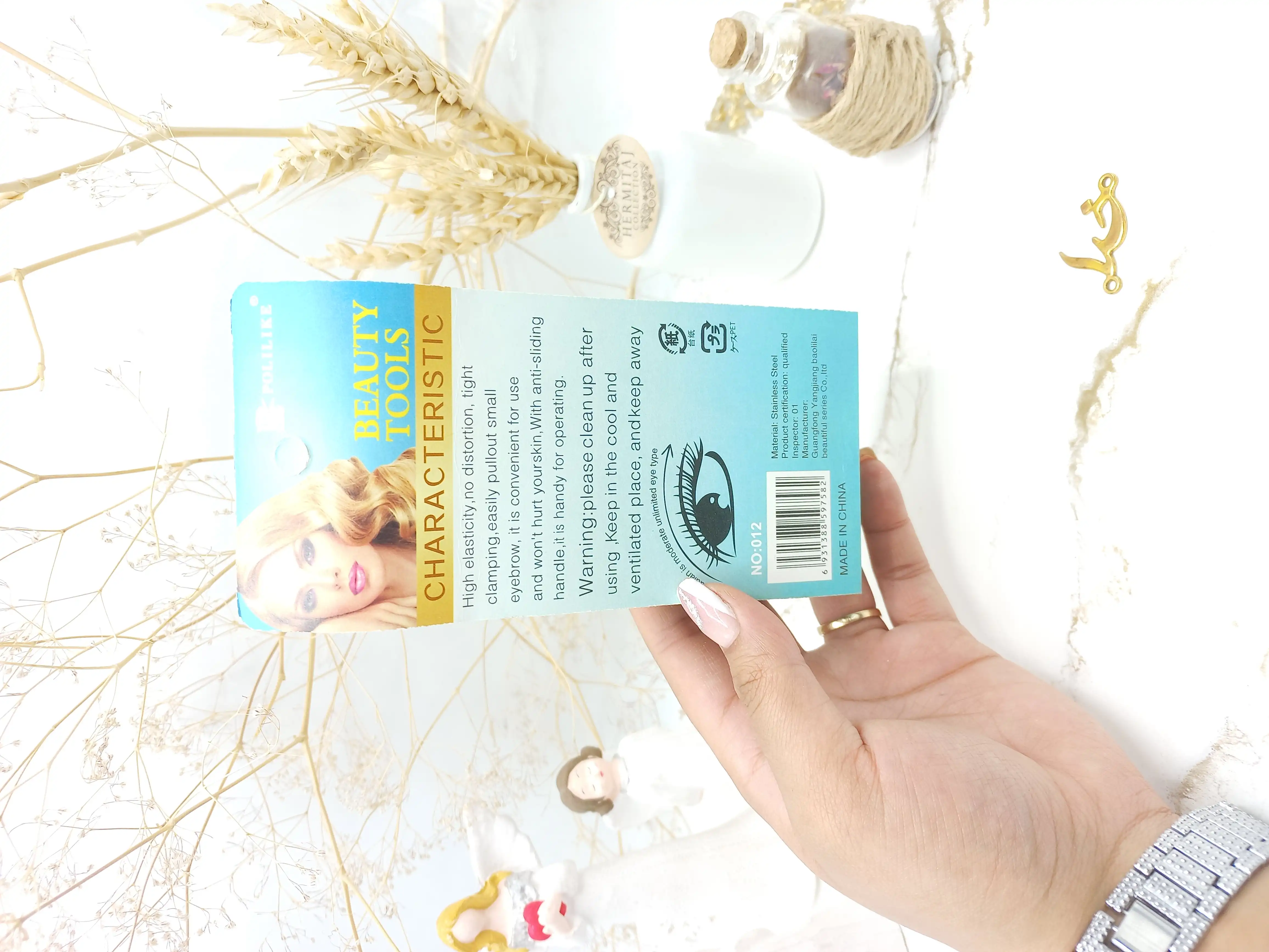 موچین استیل و با کیفیت BTOOLS EAUTY