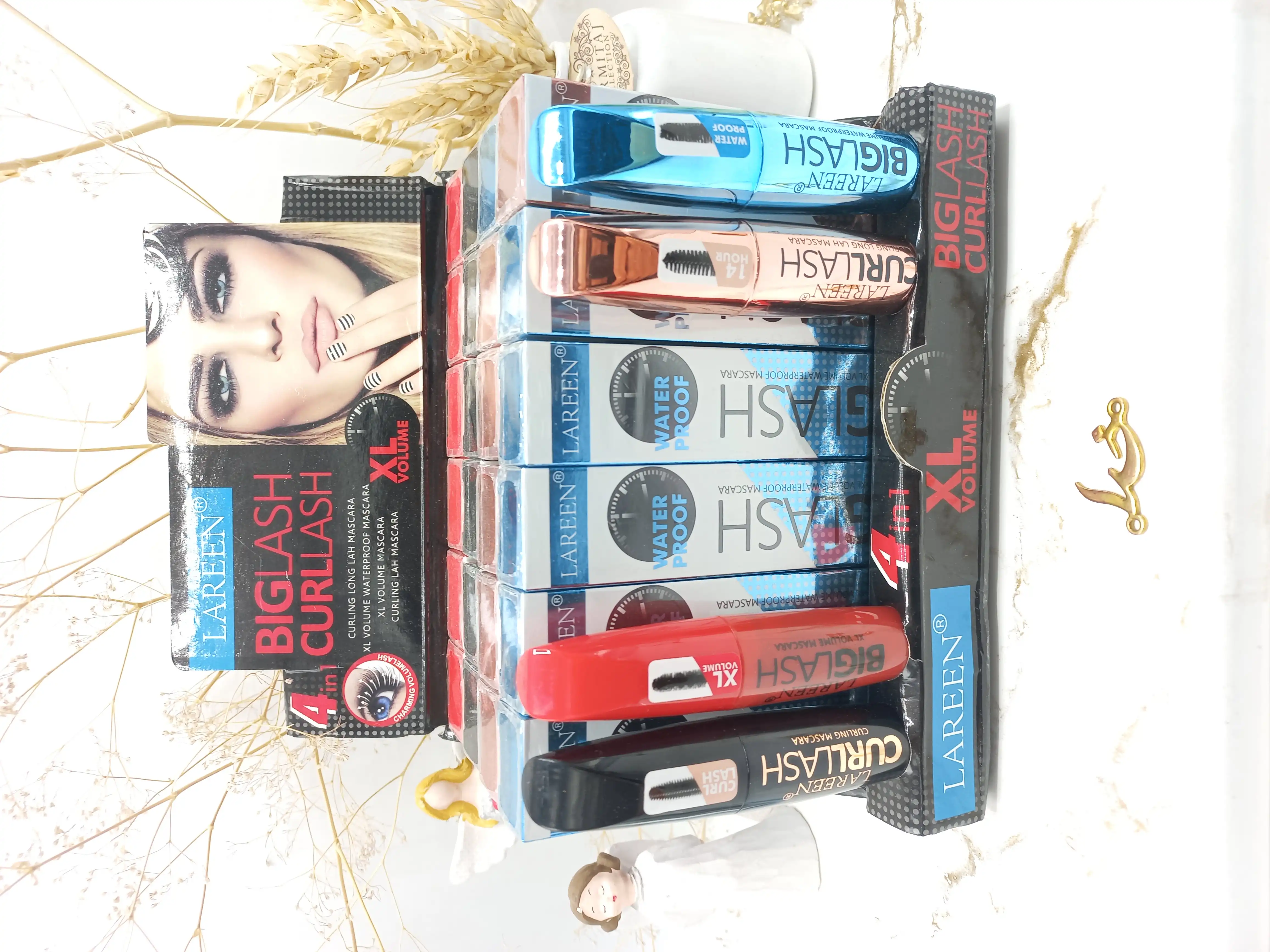 ریمل حجم‌ دهنده و ضدآب لارن LAREEN کد 5422