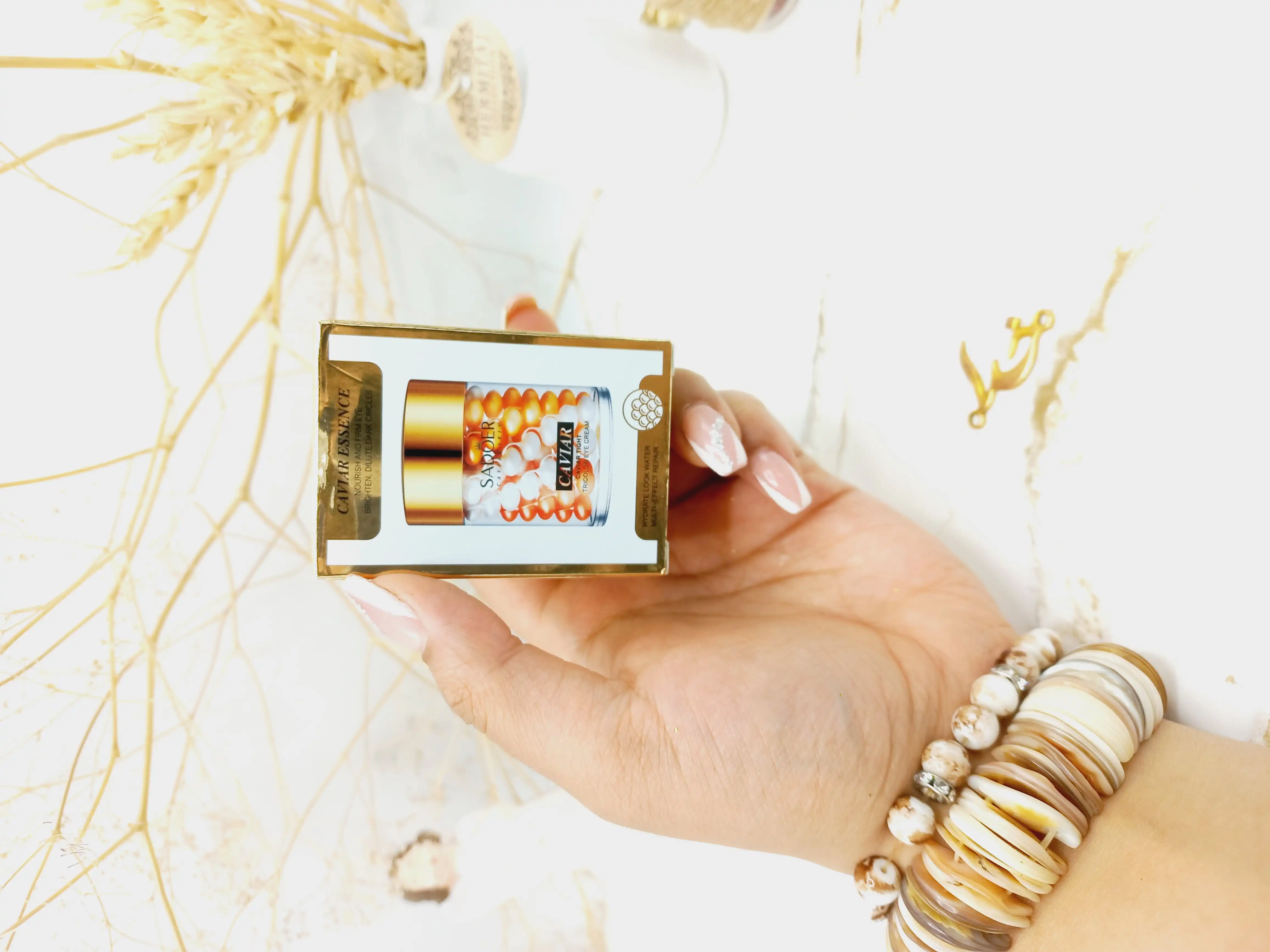 کرم سفید کننده قوی دور چشم خاویار برند سادور SADOER کد SD51773