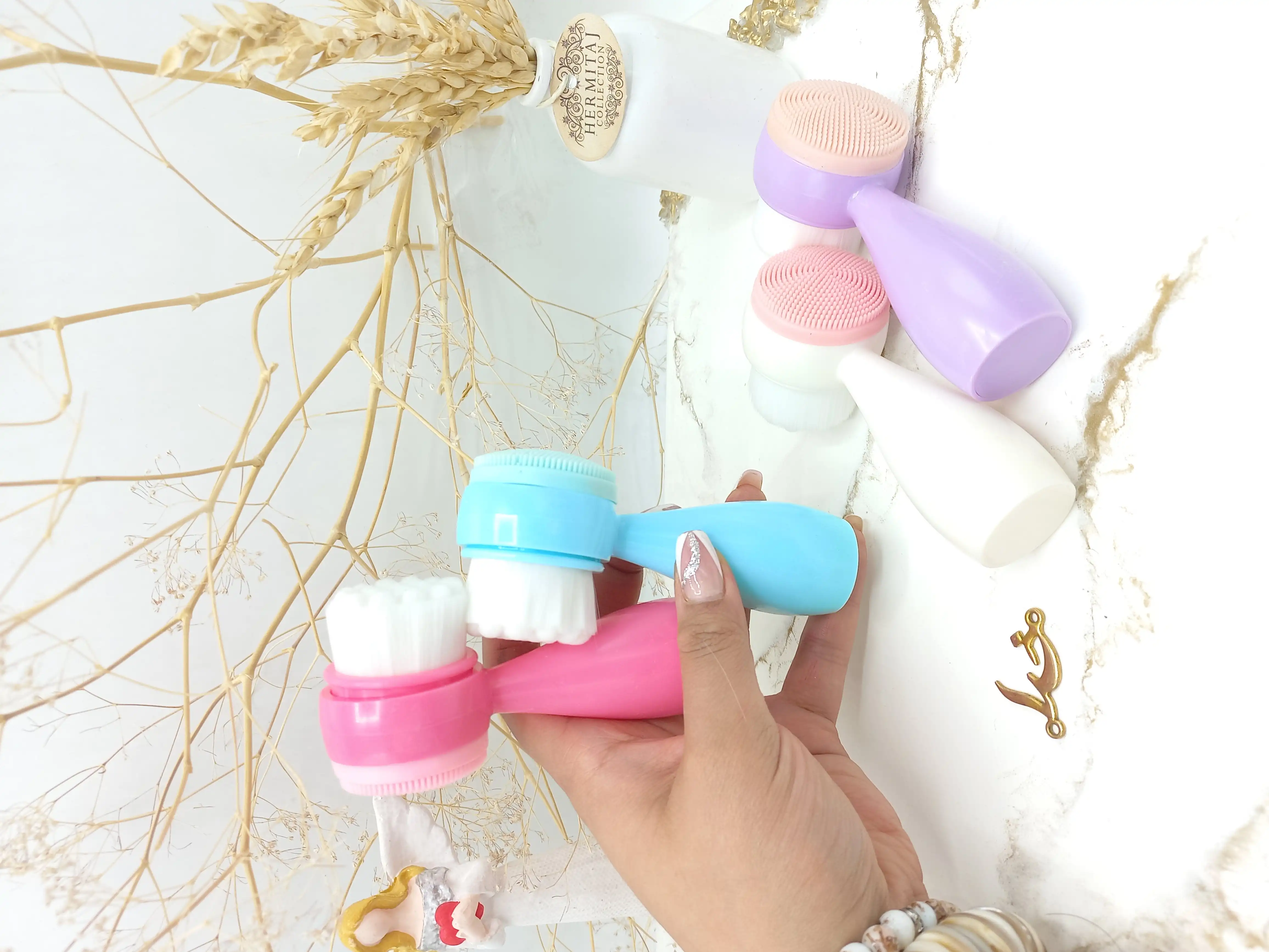 فیس براش دستی سیلیکونی کد 5470