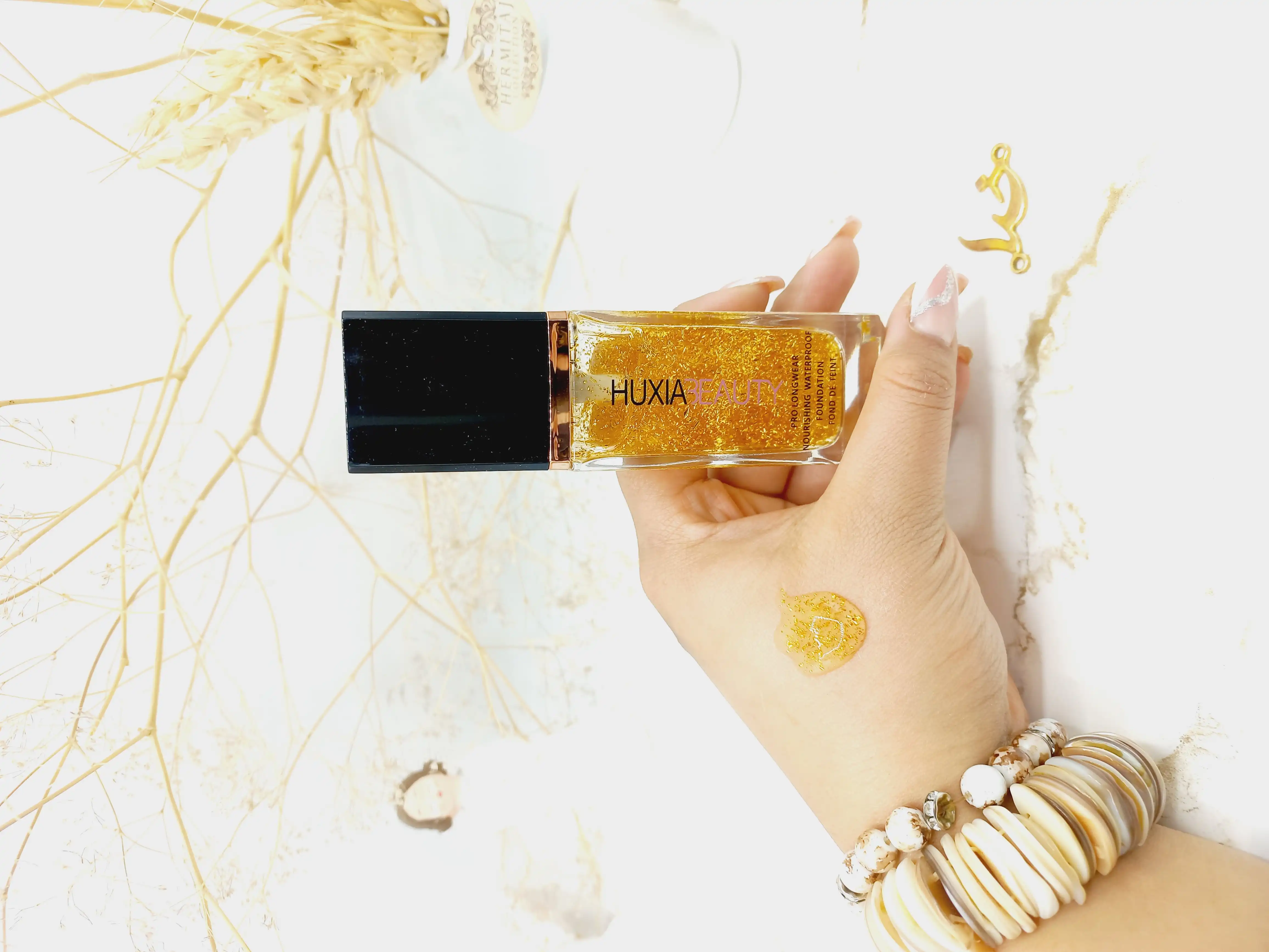 پرایمر طلا برند هوکسیا بیوتی HUXIA BEAUTY کد F232