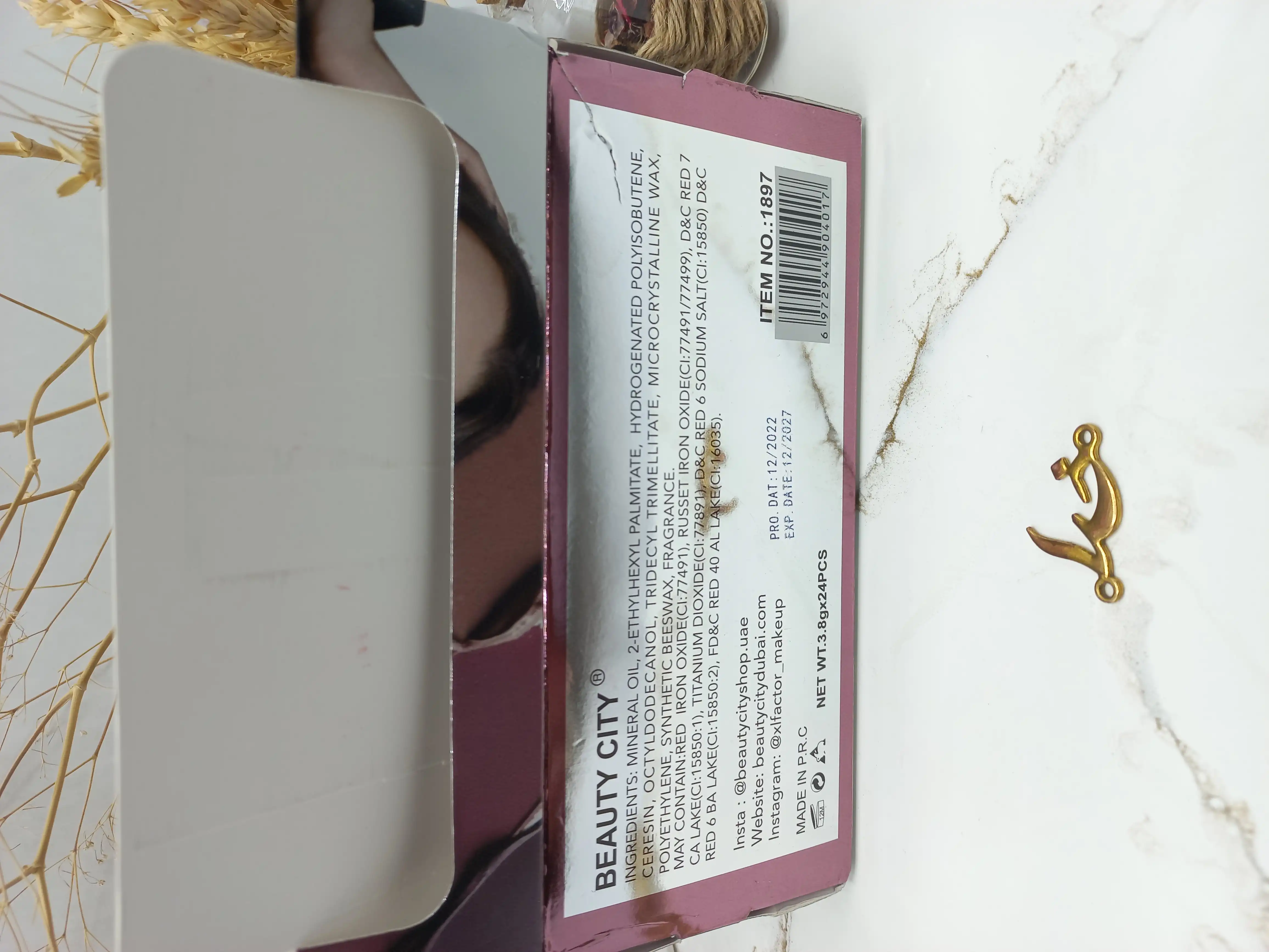 پک 6 تایی رژ لب جامد مات بیوتی سیتی BEAUTY CITY کد 1897