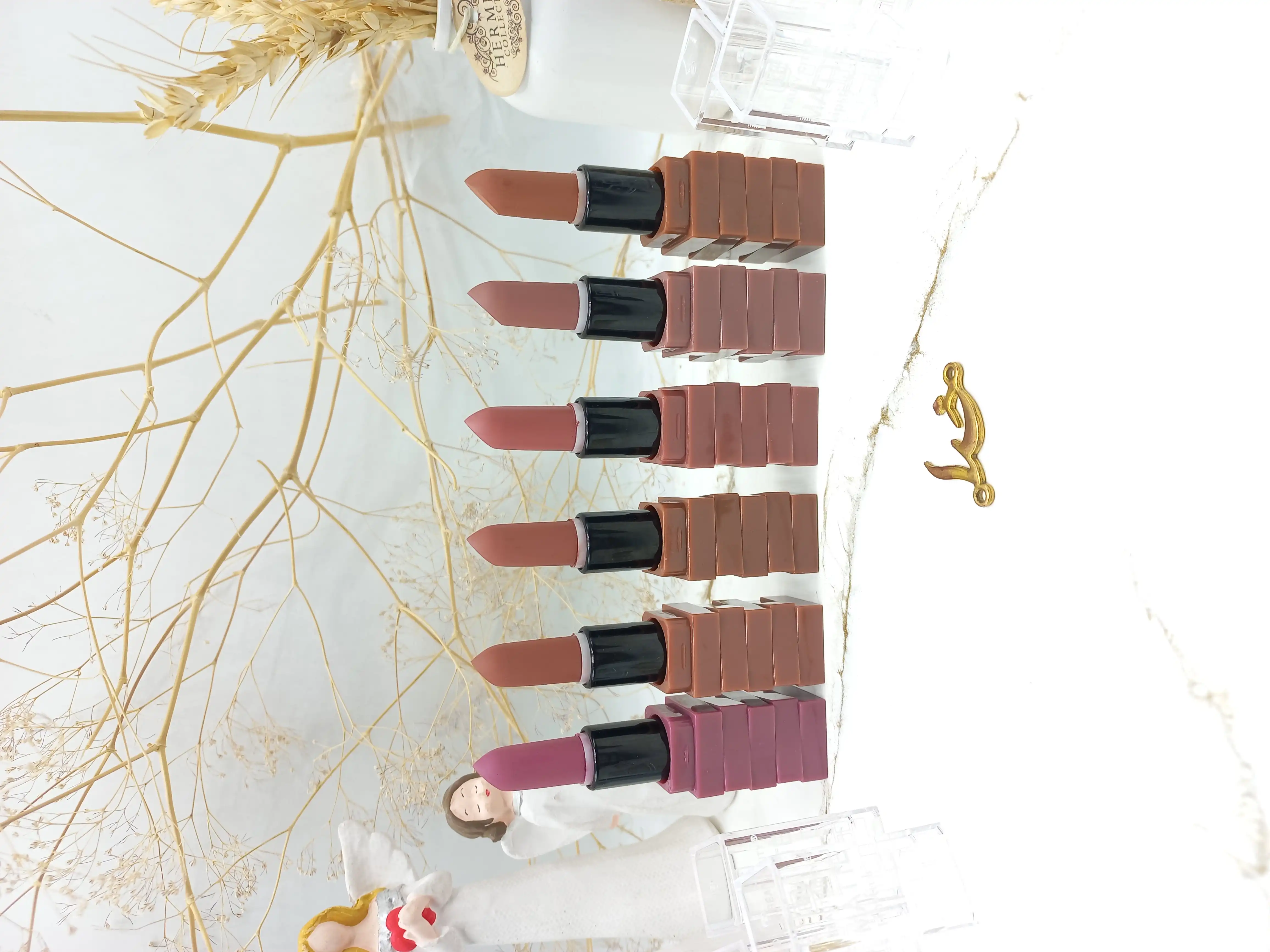 پک 6 تایی رژ لب جامد مات بیوتی سیتی BEAUTY CITY کد 1897