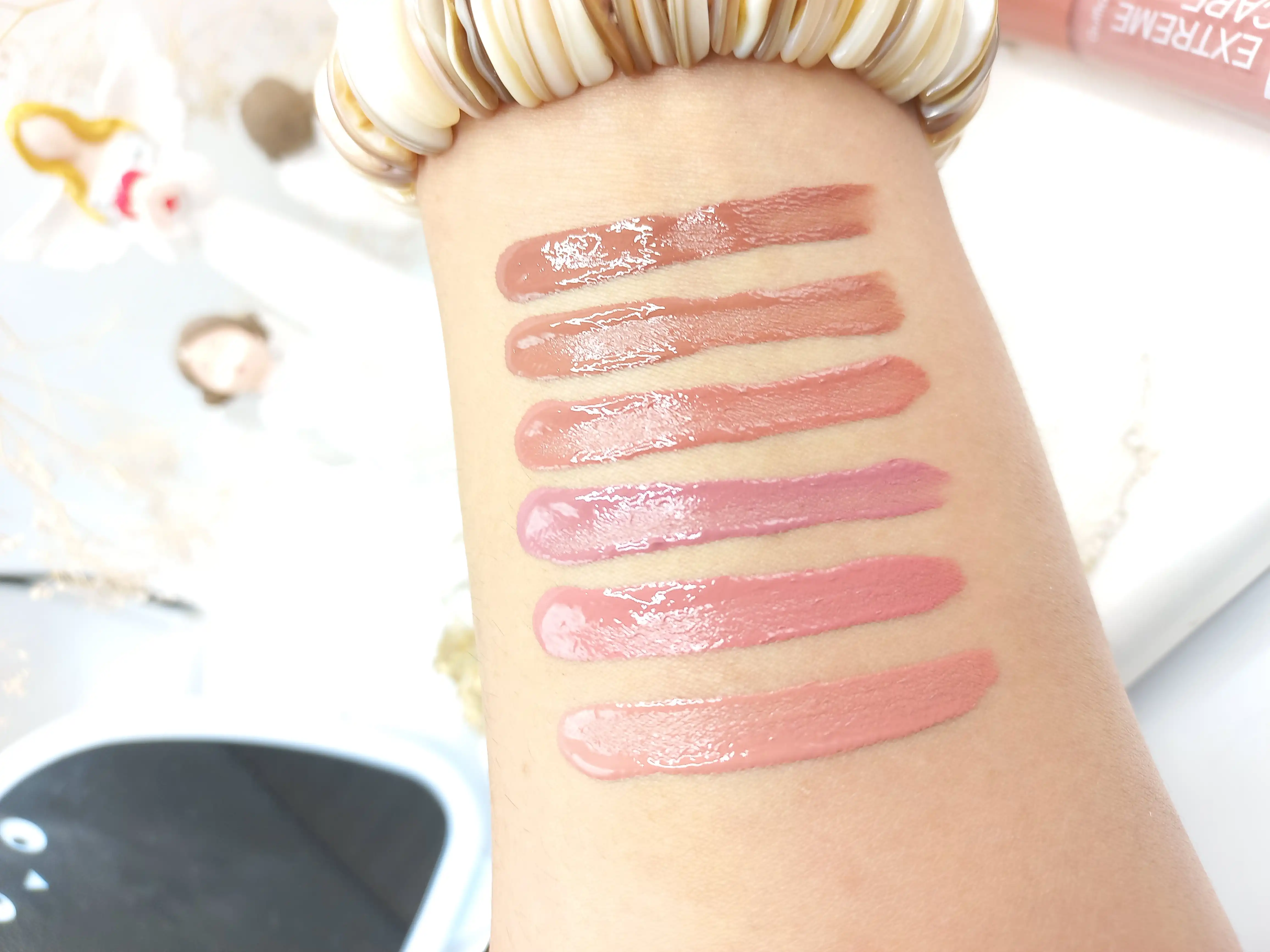 پک 6 تایی رژ لب مایع مخملی ضد آب EXTREME کد GP046