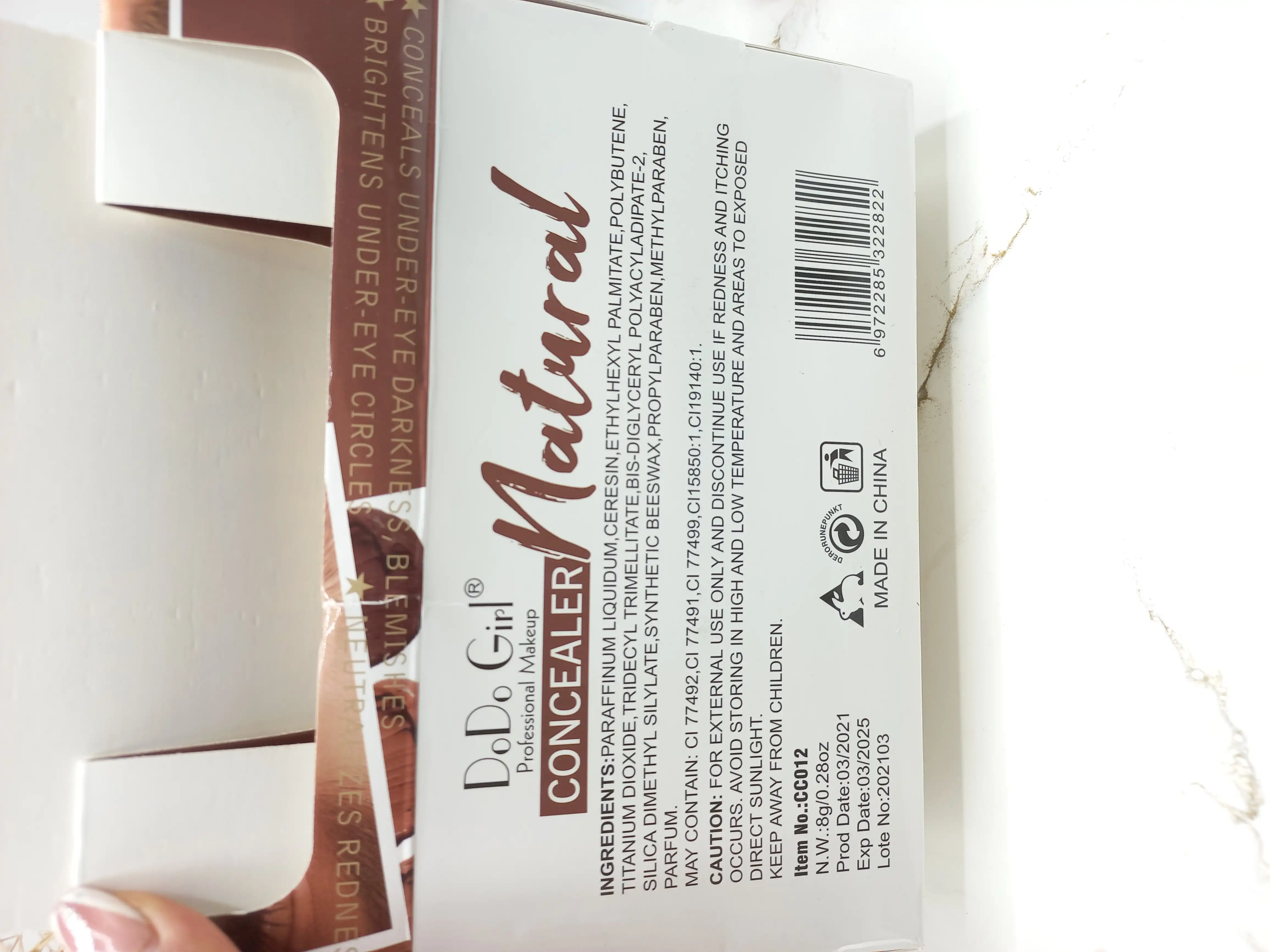 پالت کانسیلر 4 رنگ برند معروف دودگرل DoDo Girl کد c012