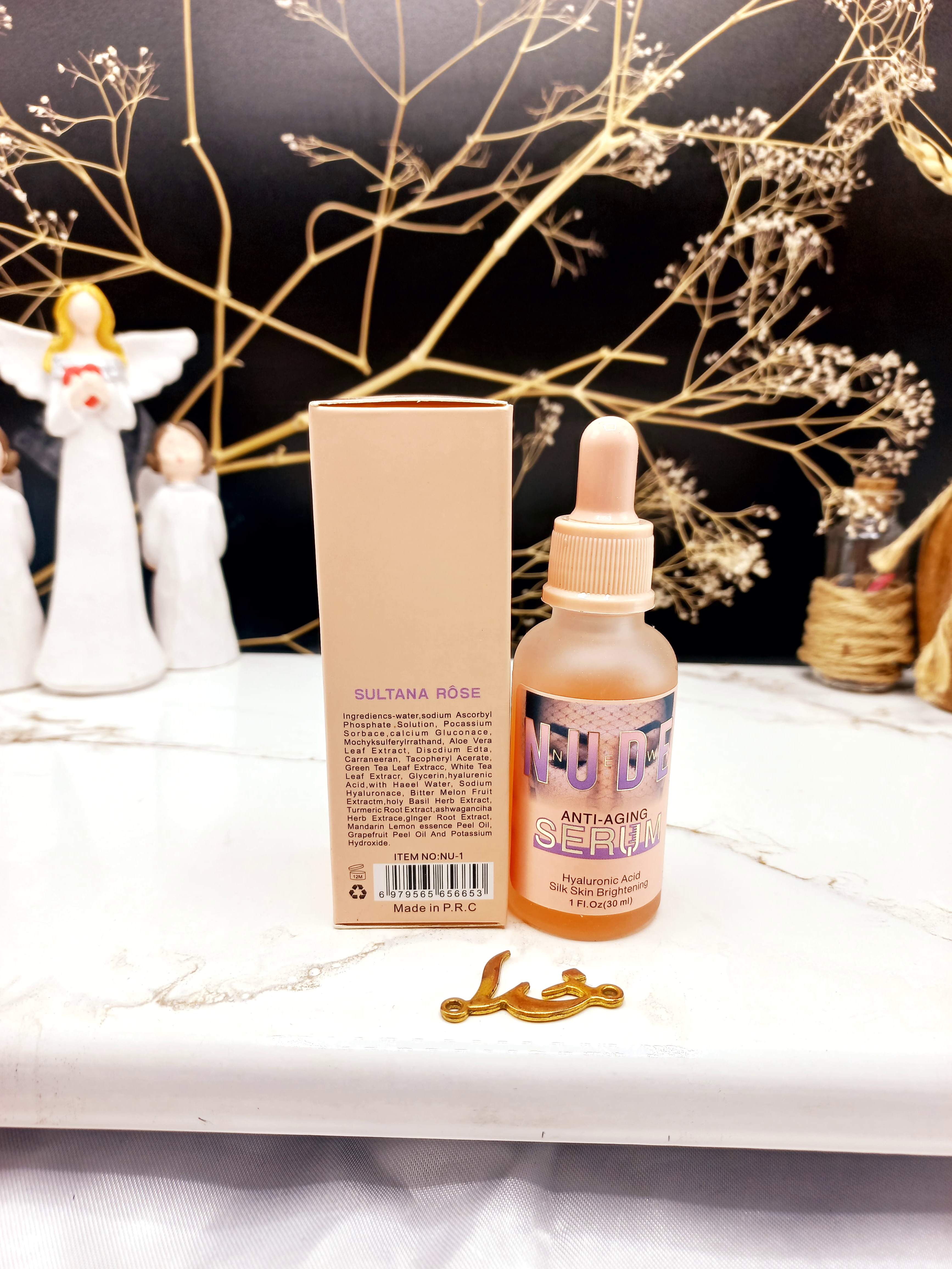 سرم ضد آکنه قوی و دارای هیالورونیک اسید برند نود NUDE کد NU1