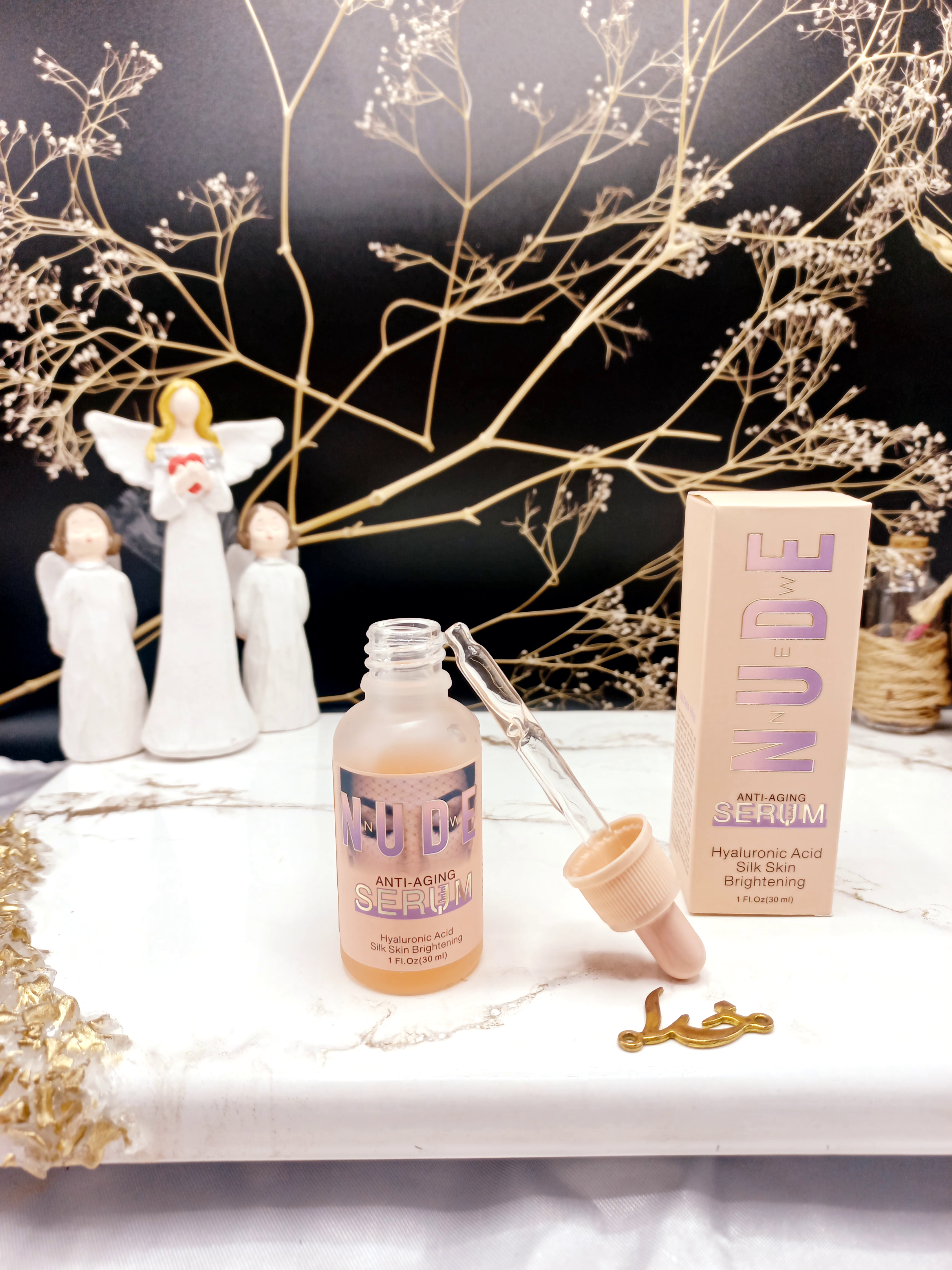 سرم ضد آکنه قوی و دارای هیالورونیک اسید برند نود NUDE کد NU1