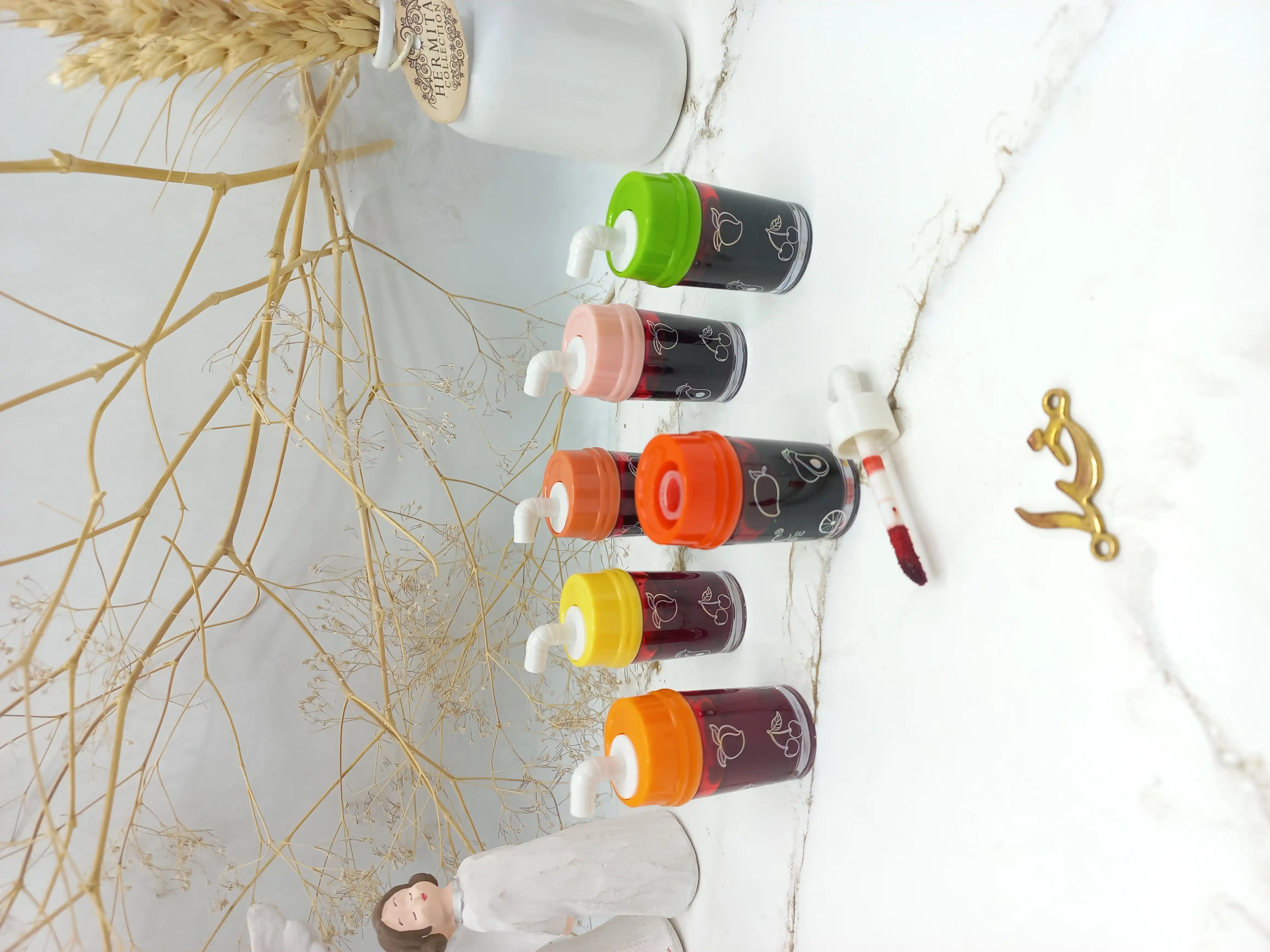 تینت لب فانتزی طرح آبمیوه نی دار مجیک MAGIC کد LC593