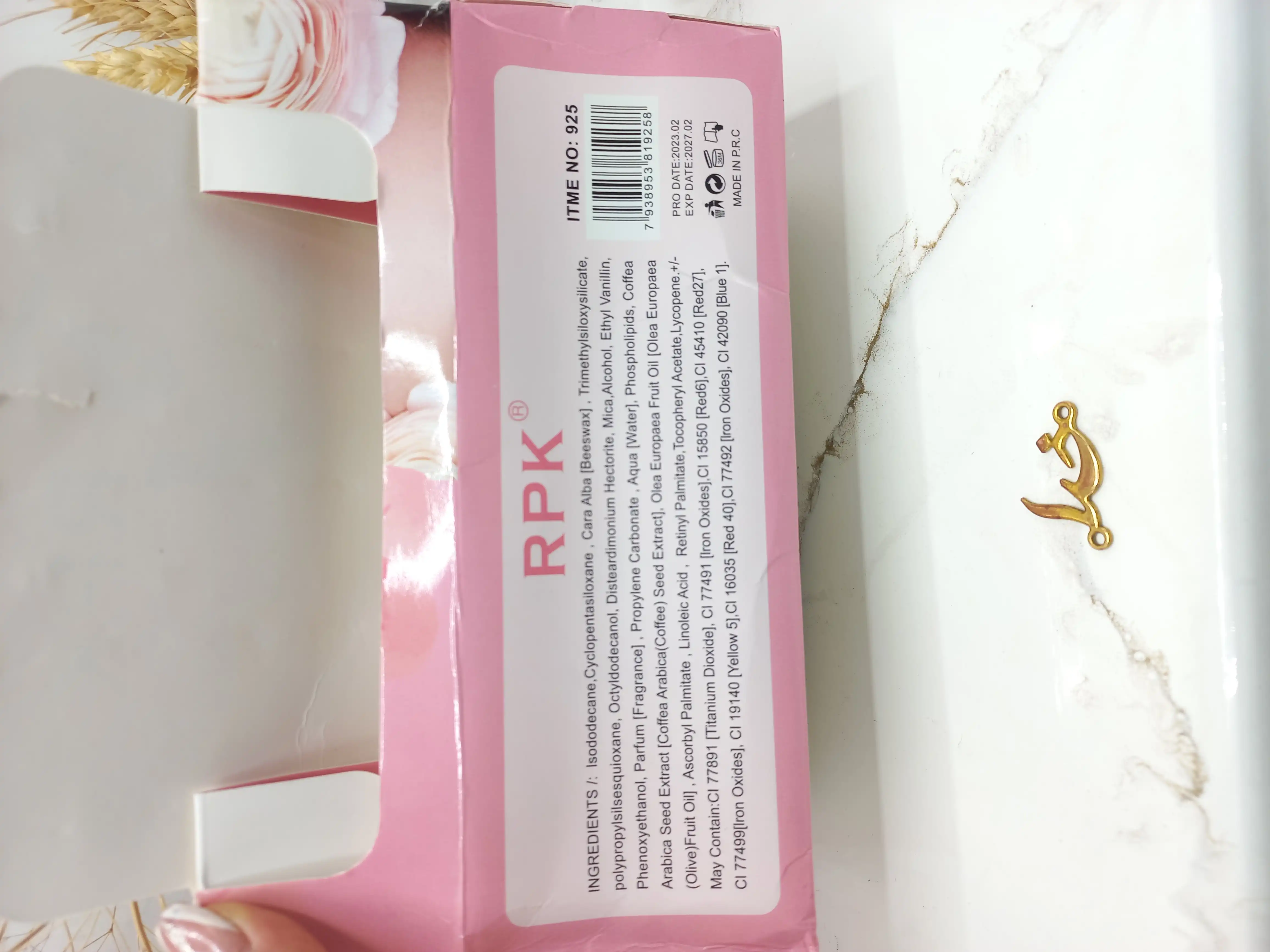 پک 6 تایی رژ مایع فانتزی طرح بستنی آر پی کی ‏RPK‏ کد 925