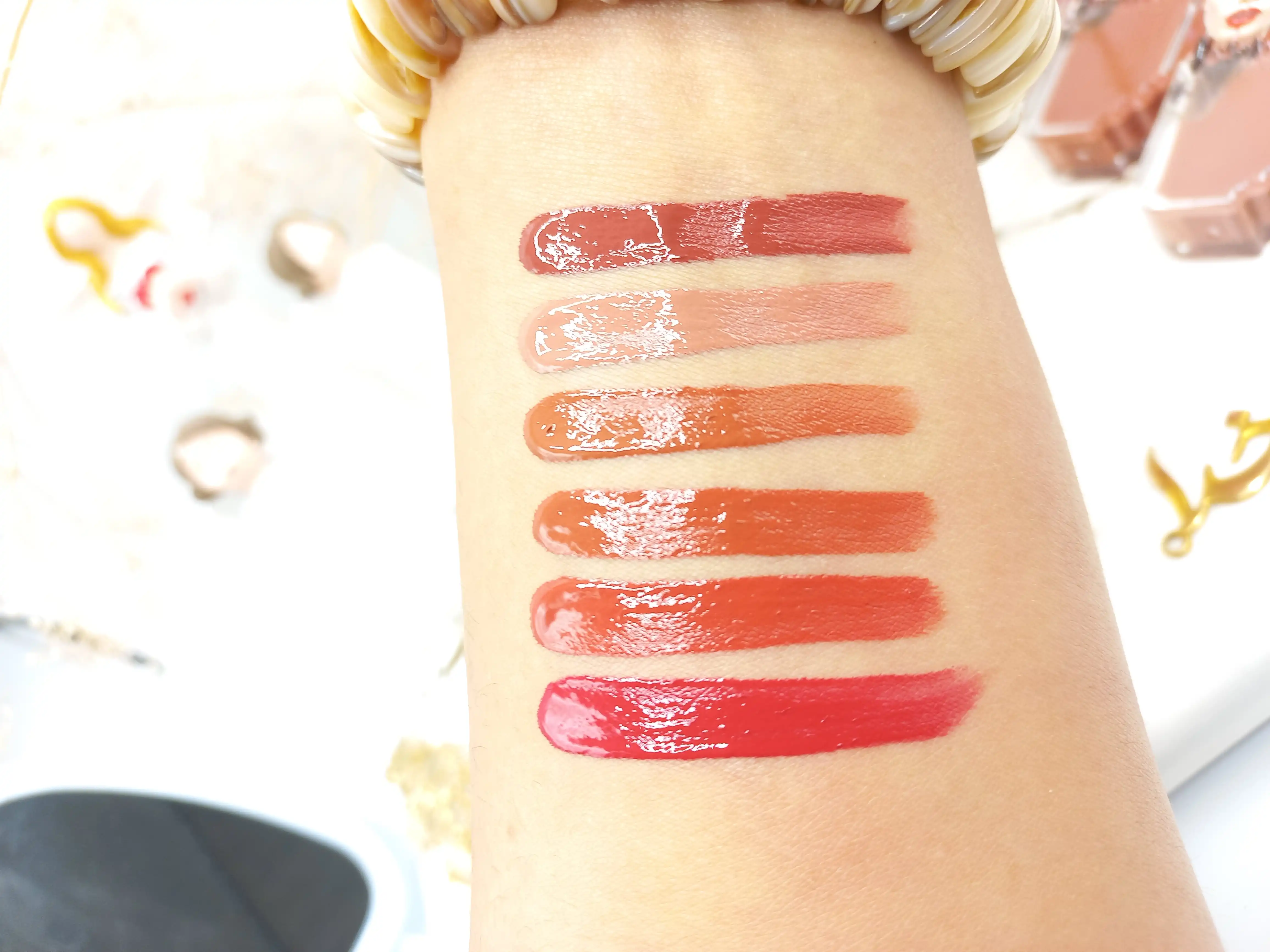 پک 6 تایی رژ مایع فانتزی طرح بستنی آر پی کی ‏RPK‏ کد 925