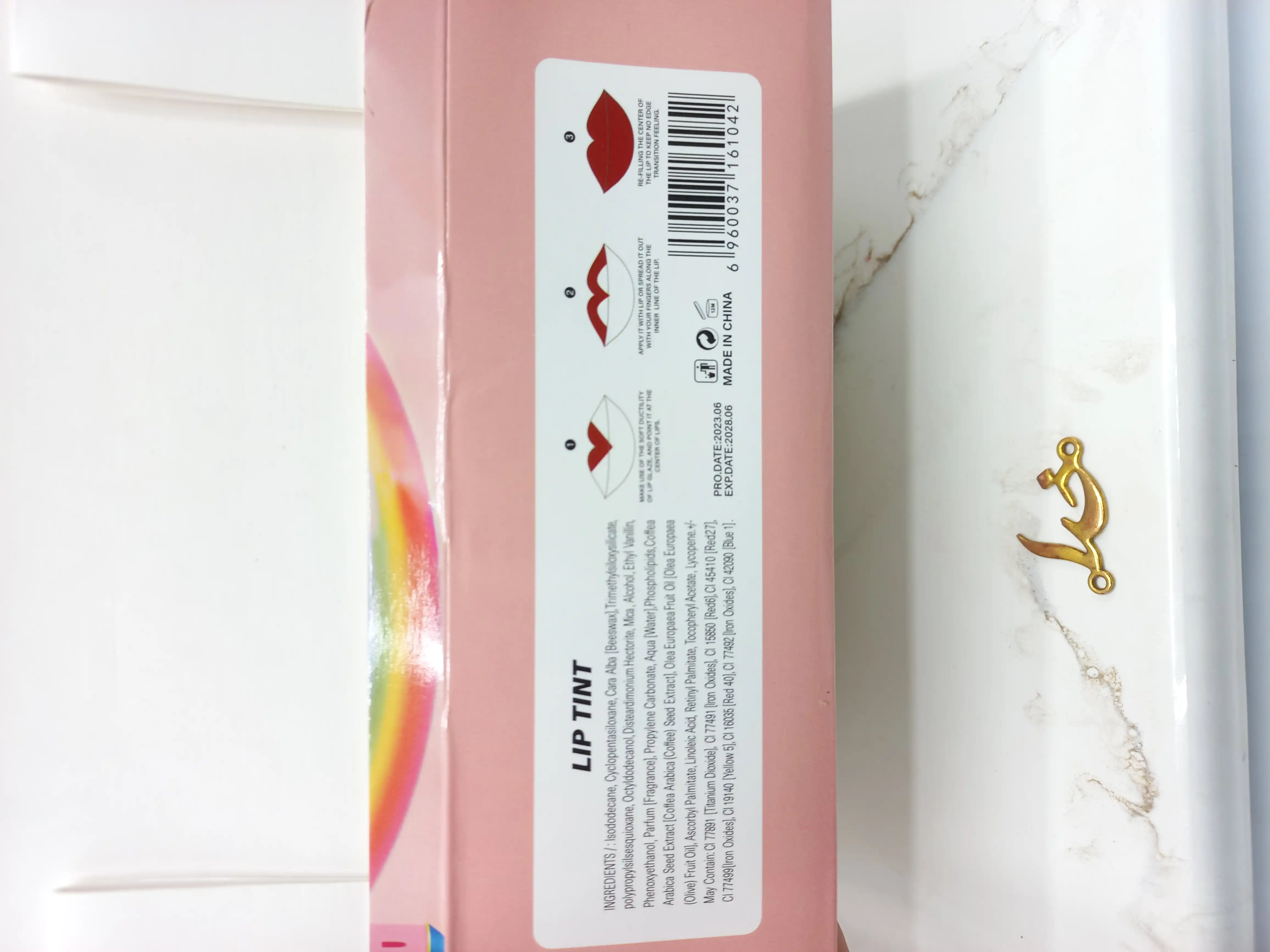 پک 6 تایی تینت لب گلدن رز GOLDEN ROSE کد 1042