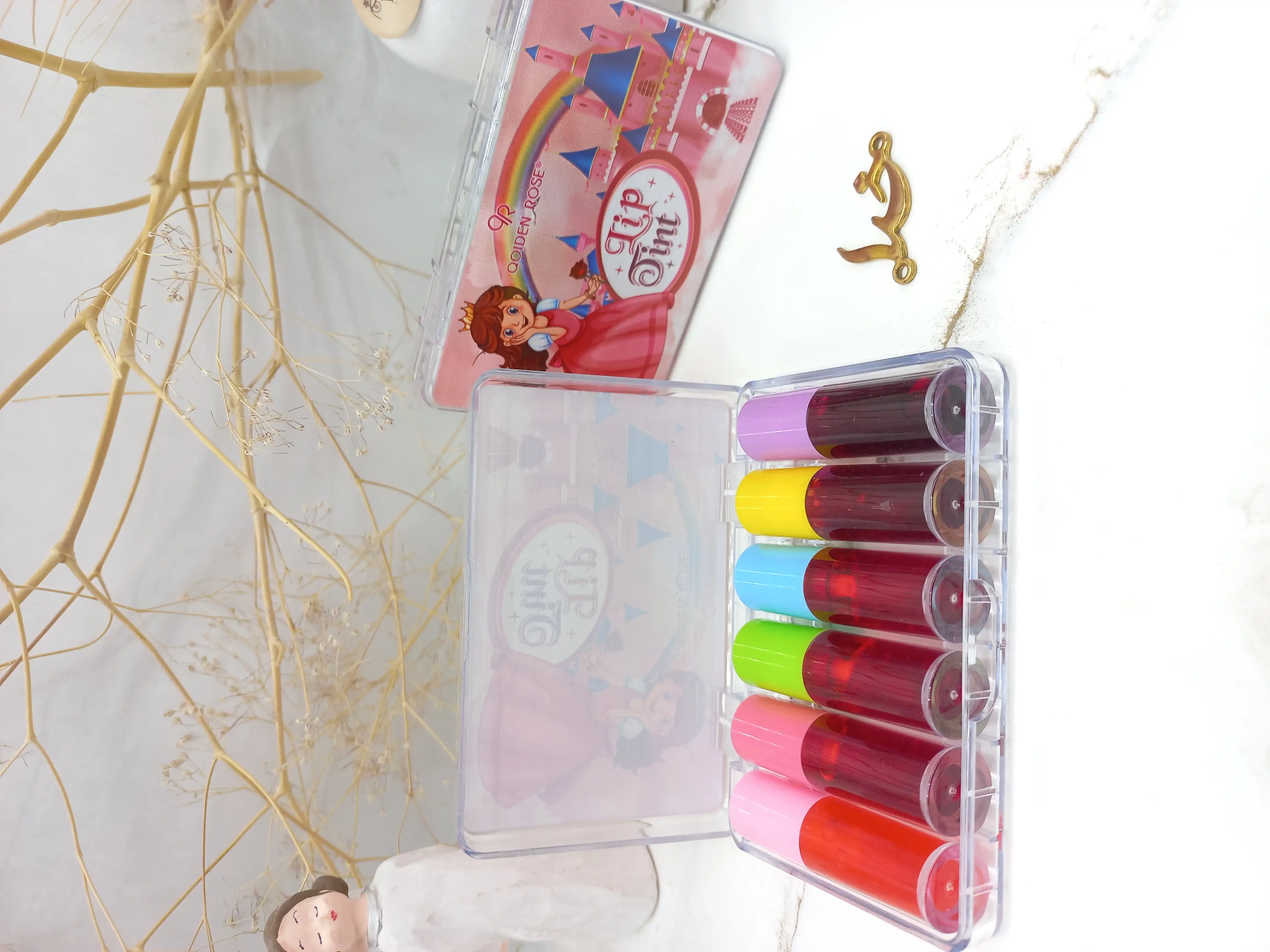 پک 6 تایی تینت لب گلدن رز GOLDEN ROSE کد 1042