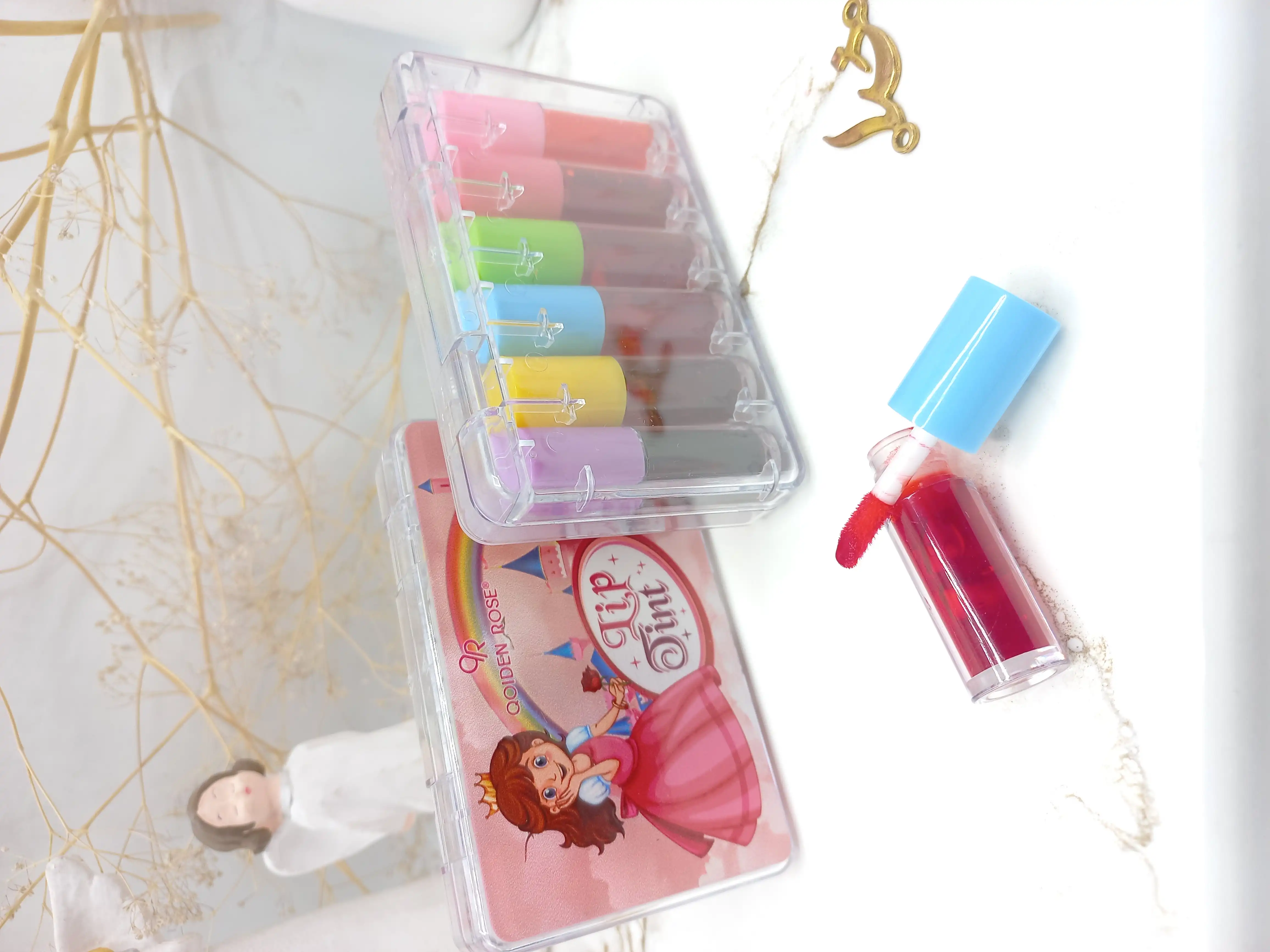 پک 6 تایی تینت لب گلدن رز GOLDEN ROSE کد 1042