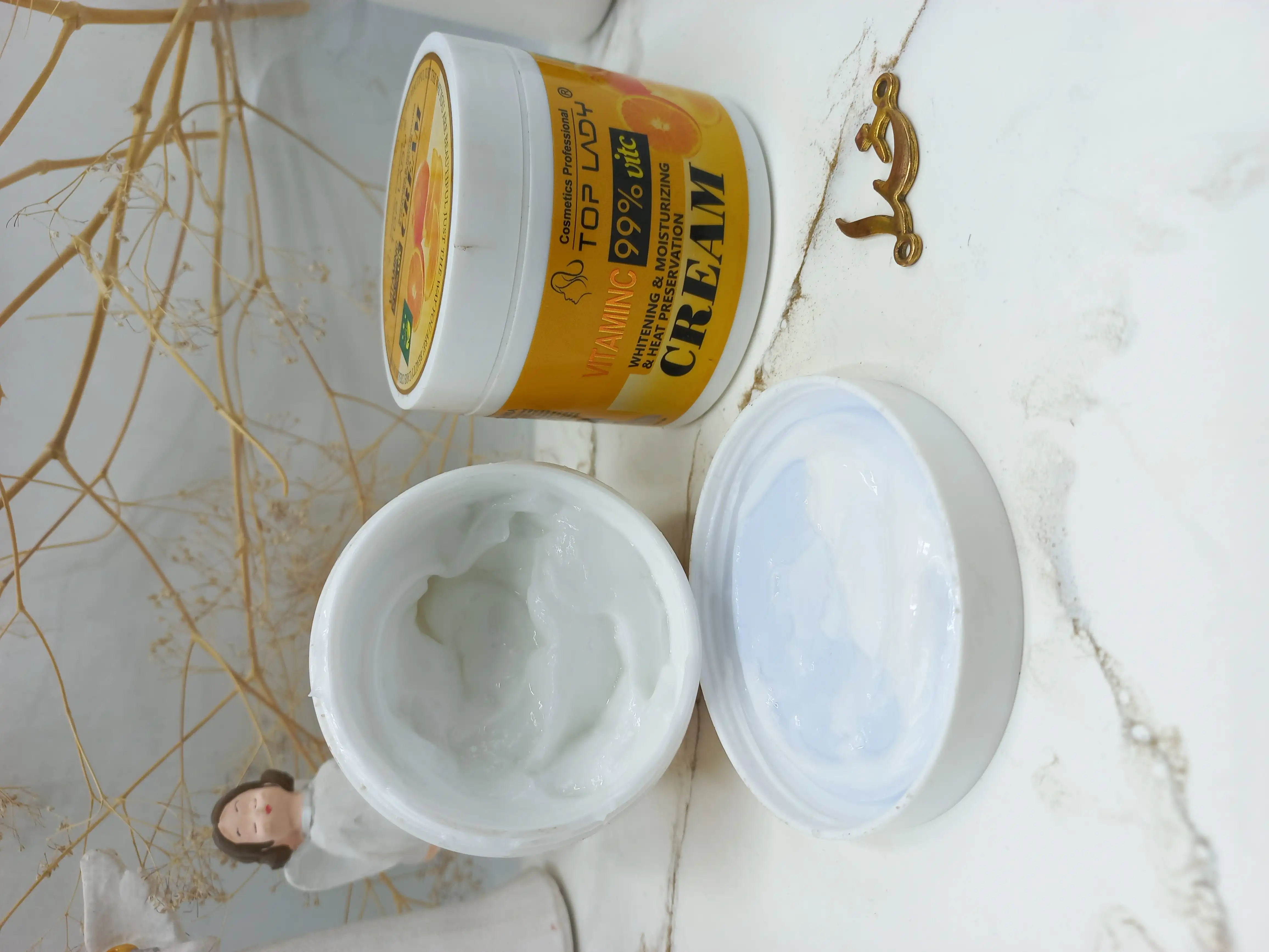 کرم سفید کننده و روشن کننده پرتقال تاپ لیدی TOP LADY کد 15005