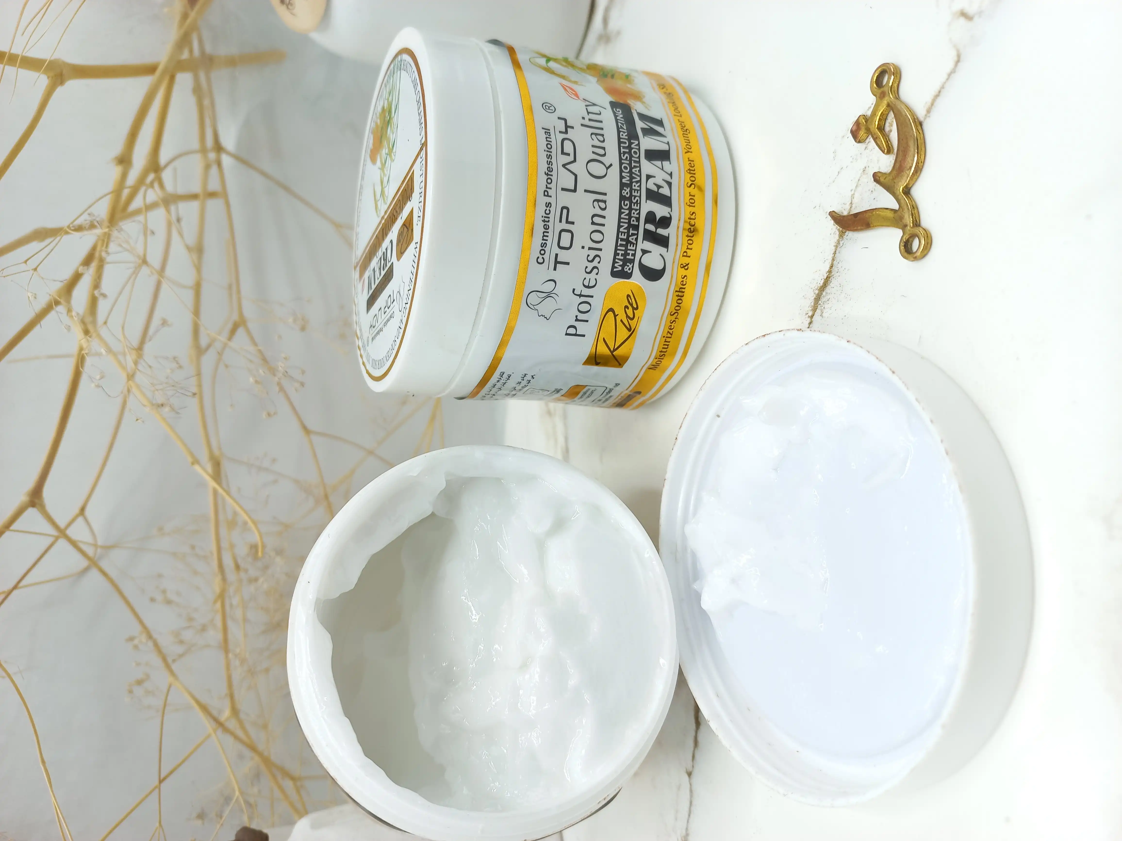 کرم سفید کننده و روشن کننده برنج تاپ لیدی TOP LADY کد 74655