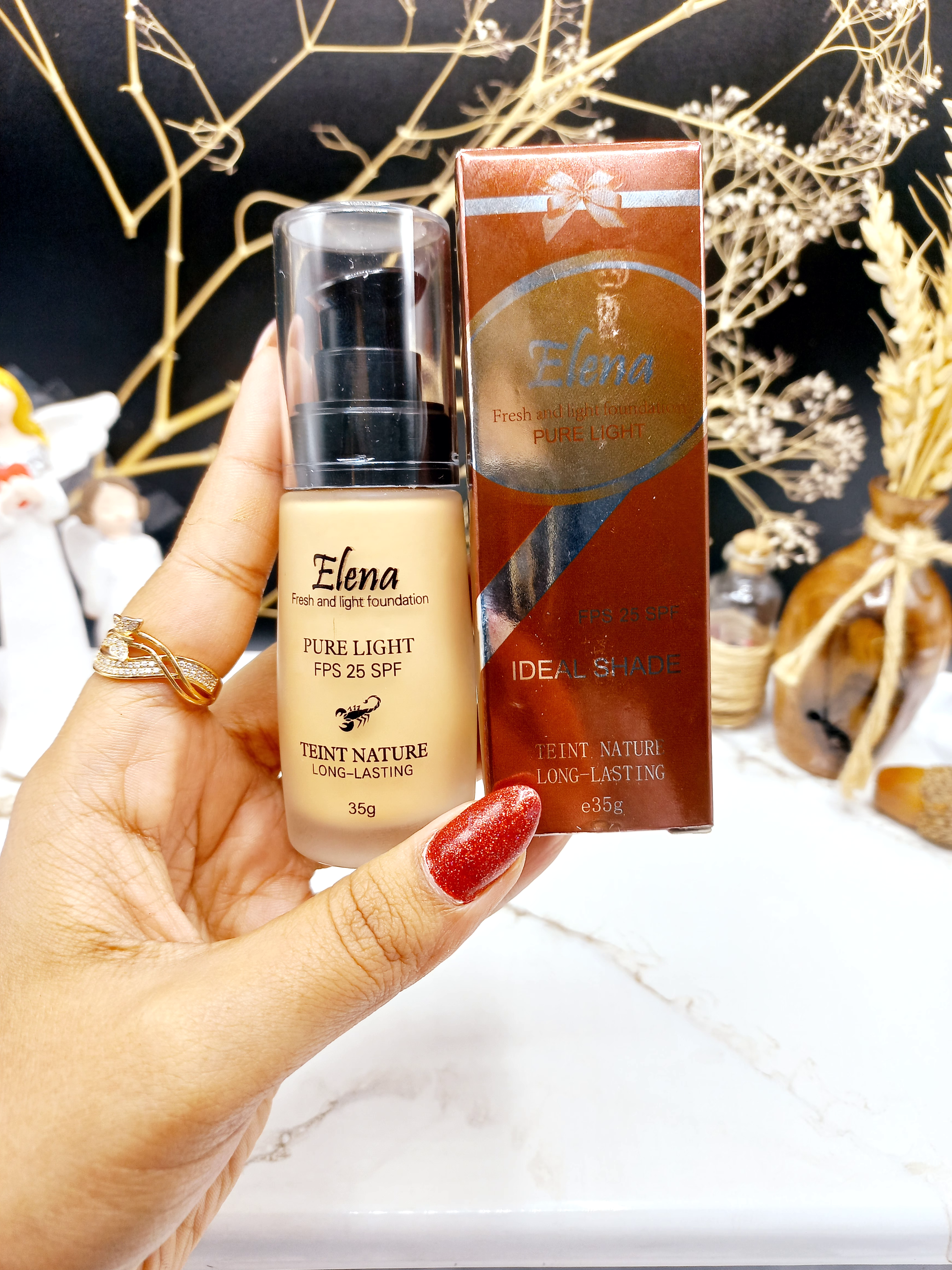 کرم پودر شیشه ای النا Elena کد 48007