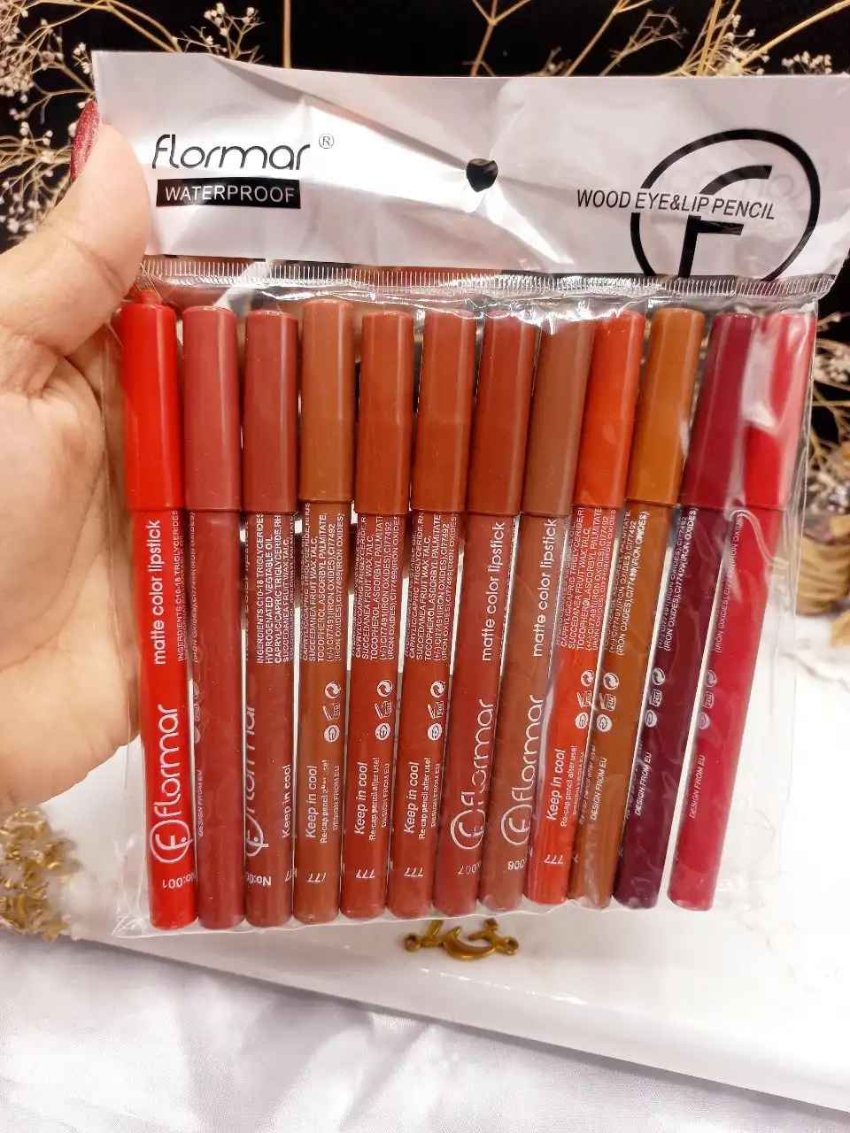 رژ مدادی بدون تراش برند فلورمار flormar