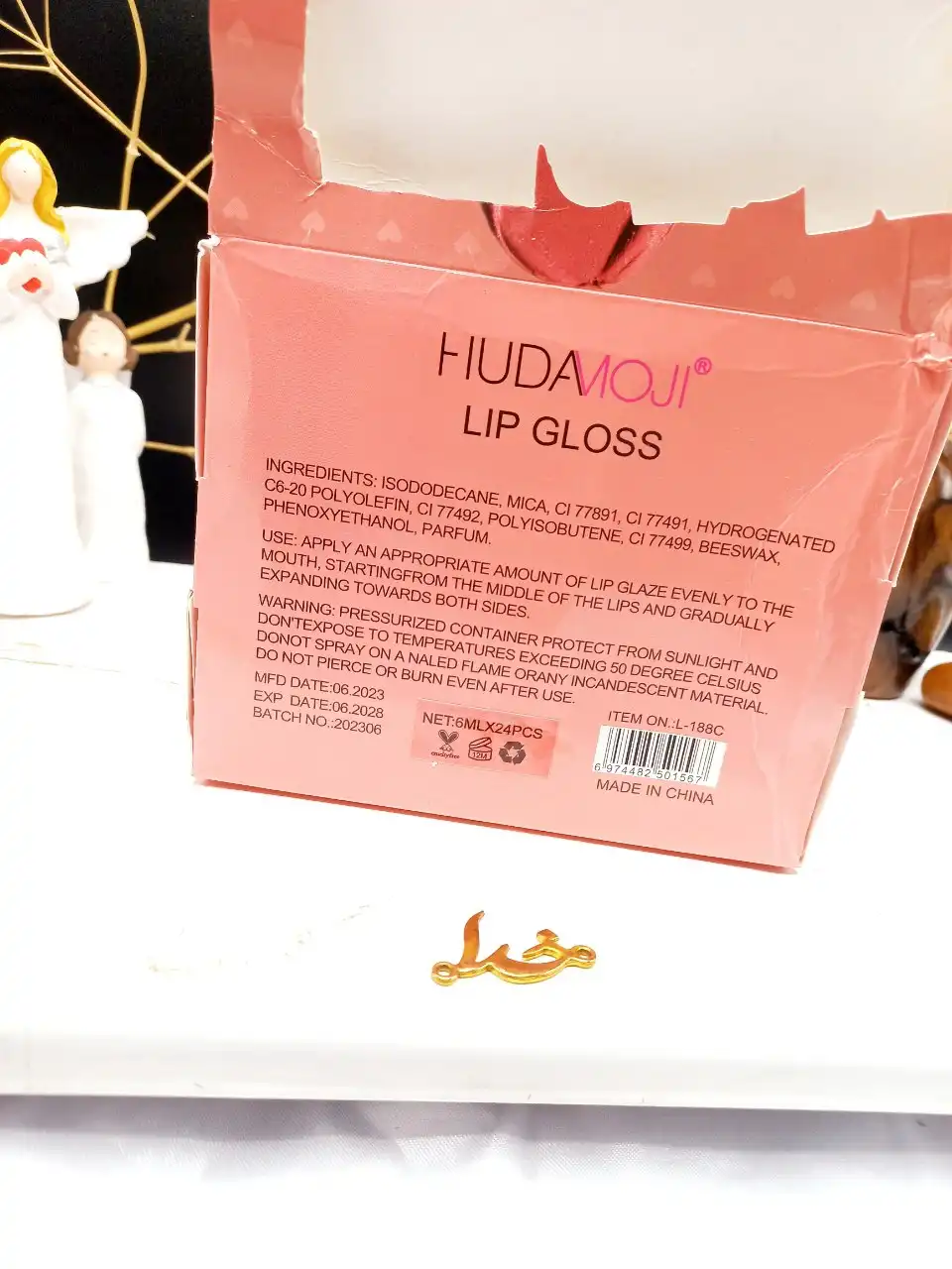 پک 6 تایی رژ مایع مات برند هداموجی HUDAMOJI کد L_188C