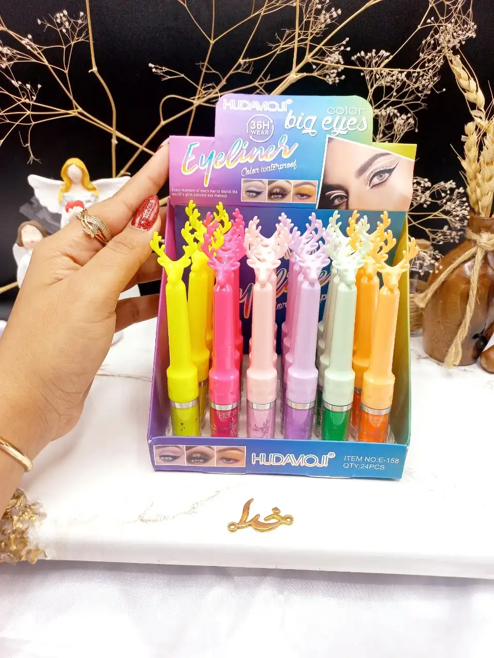 خط چشم رنگی برند هداموجی HUDAMOJI کد E_158