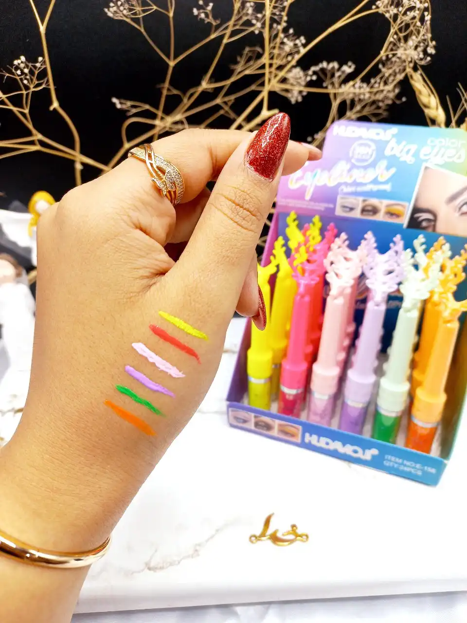 خط چشم رنگی برند هداموجی HUDAMOJI کد E_158